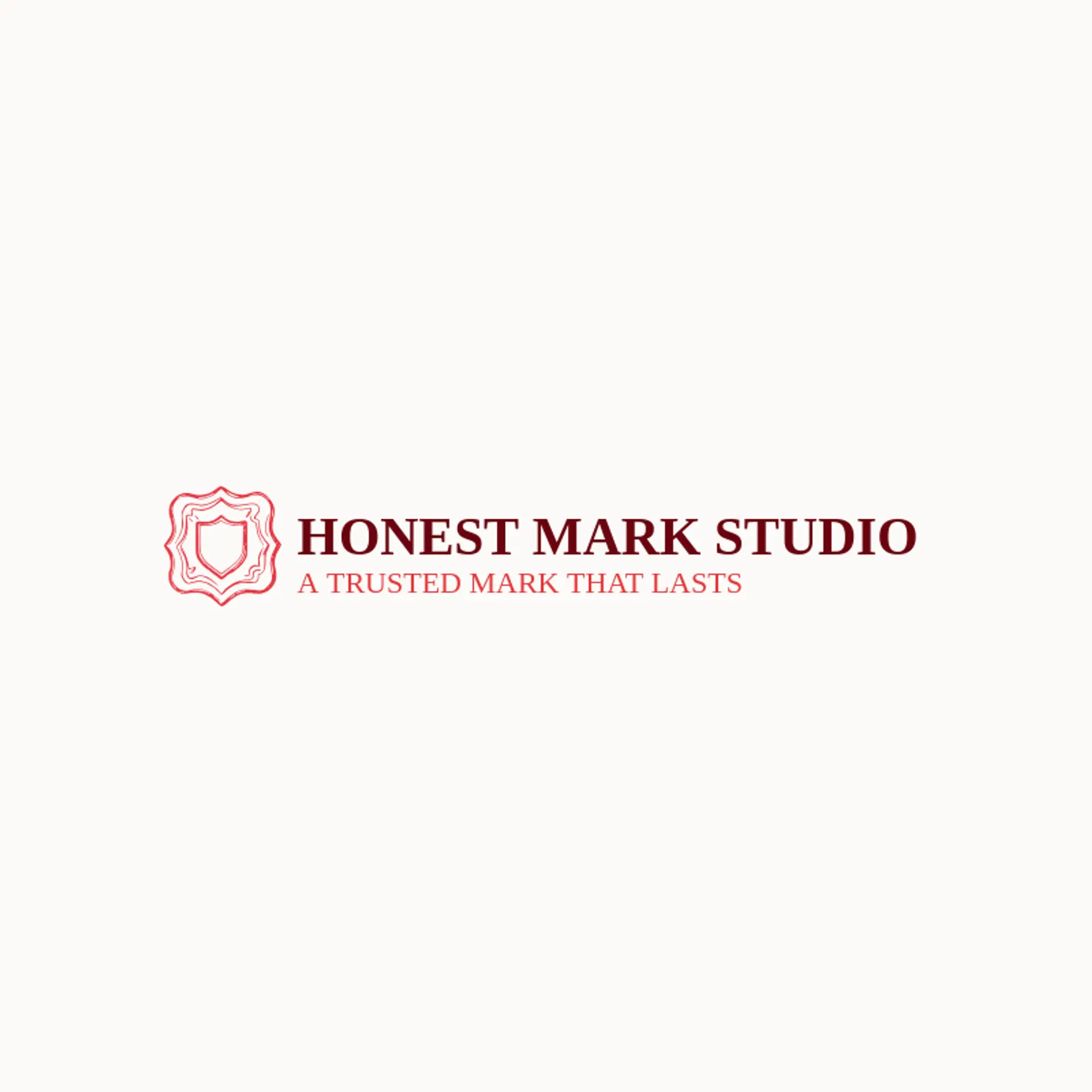 Honest Mark Studio logo for notary public