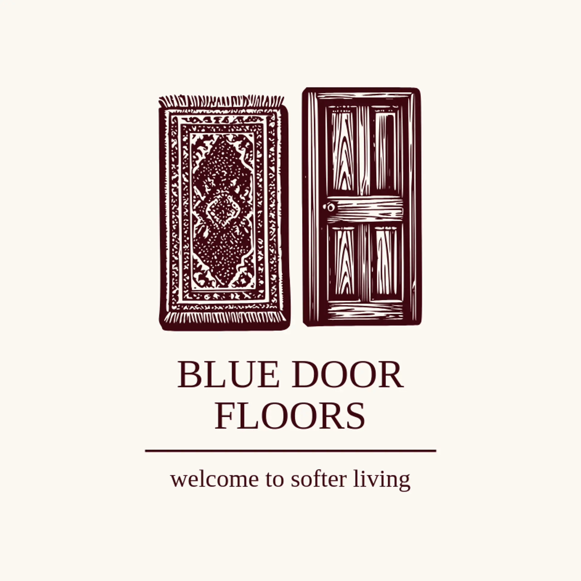 Blue Door Floors logo for carpet