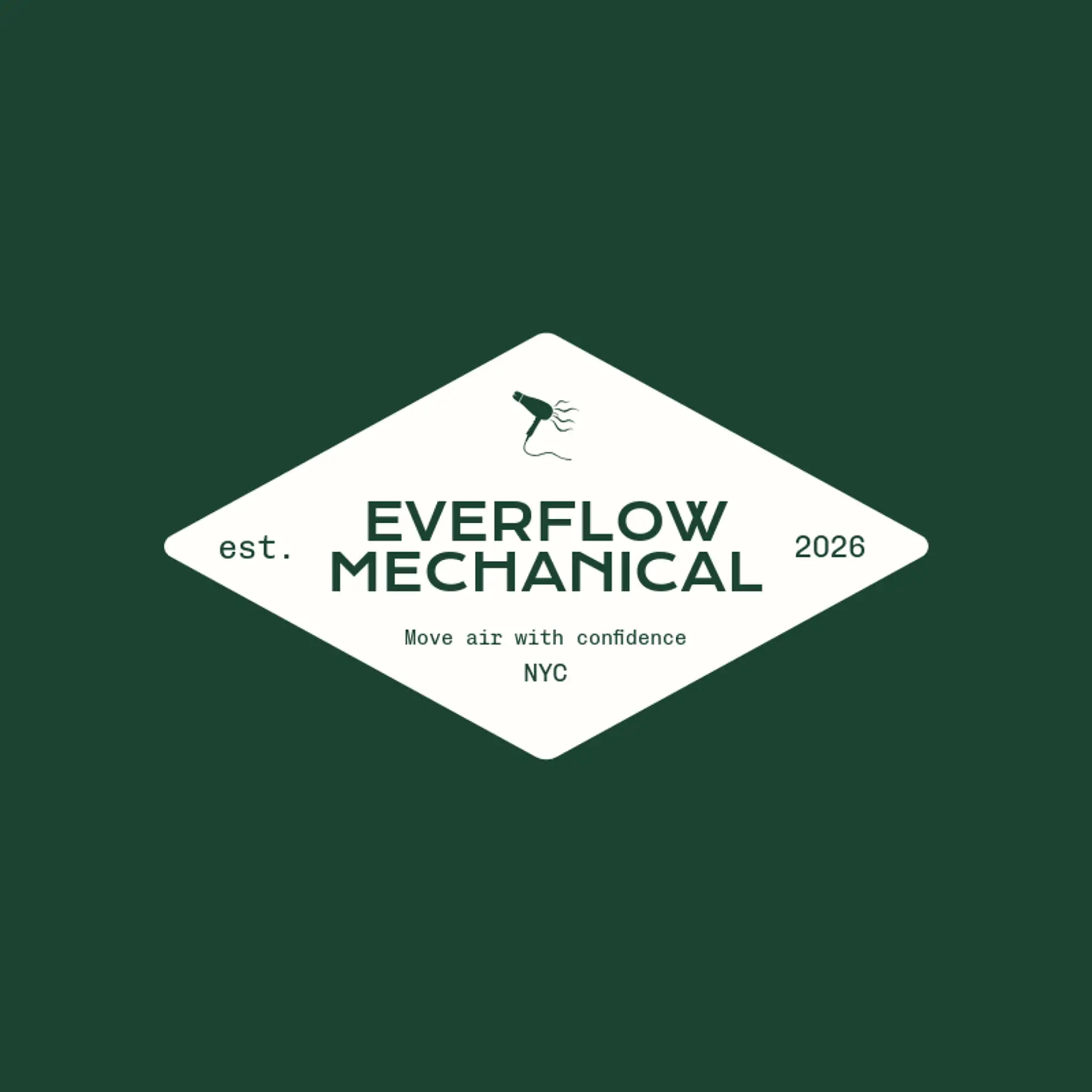 Everflow Mechanical logo for airflow