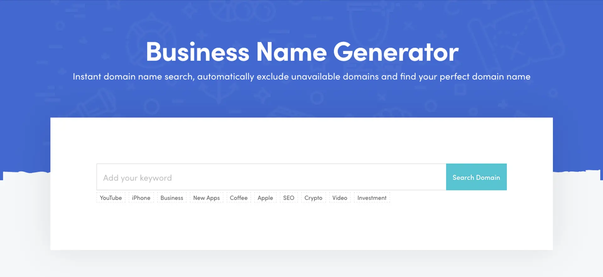 Themeisle business name generator