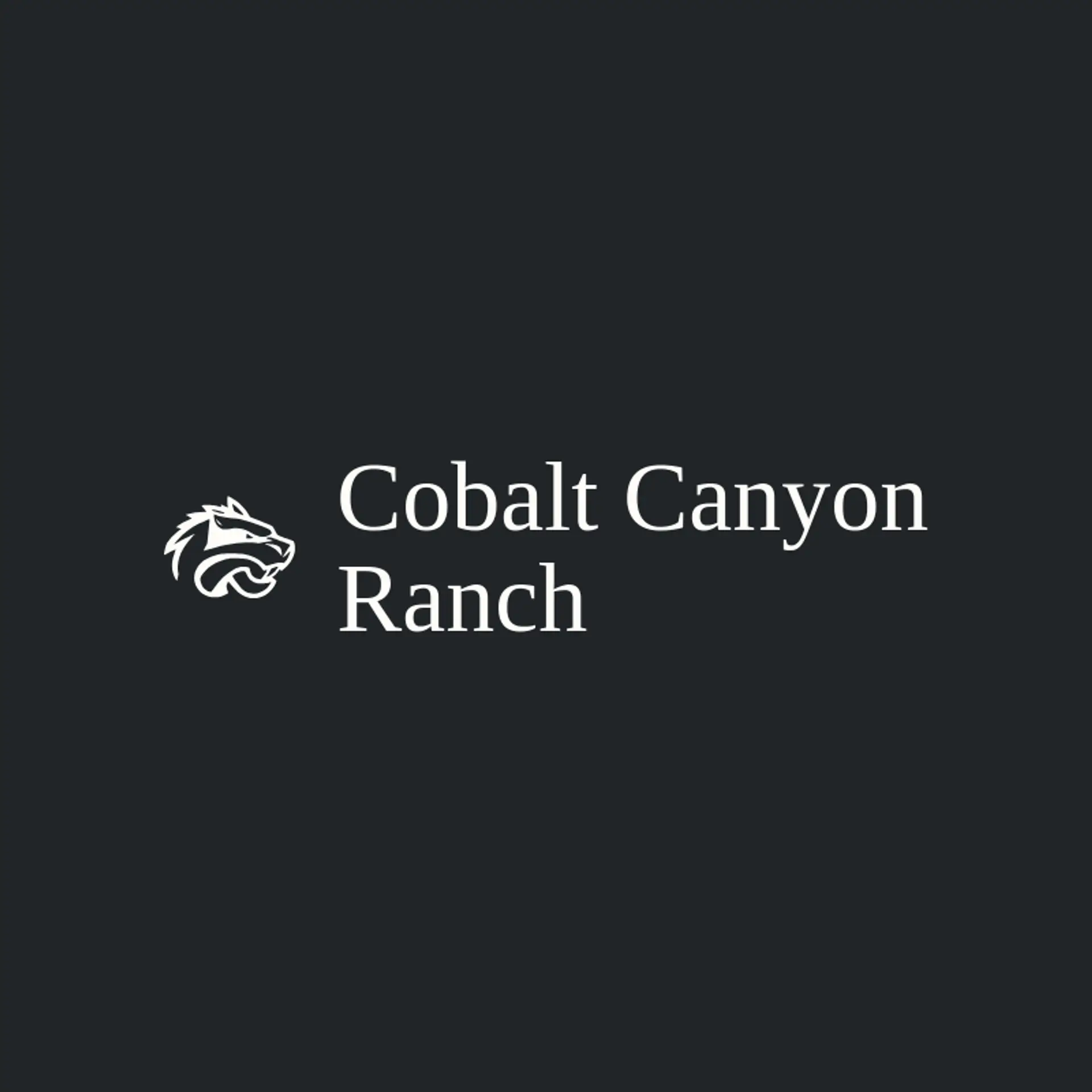 Cobalt Canyon Ranch logo for bronco