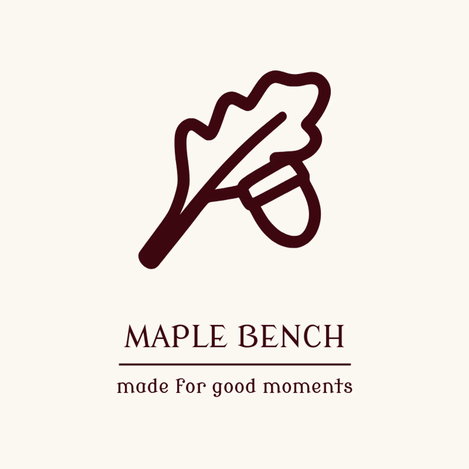 Maple Bench logo for wood