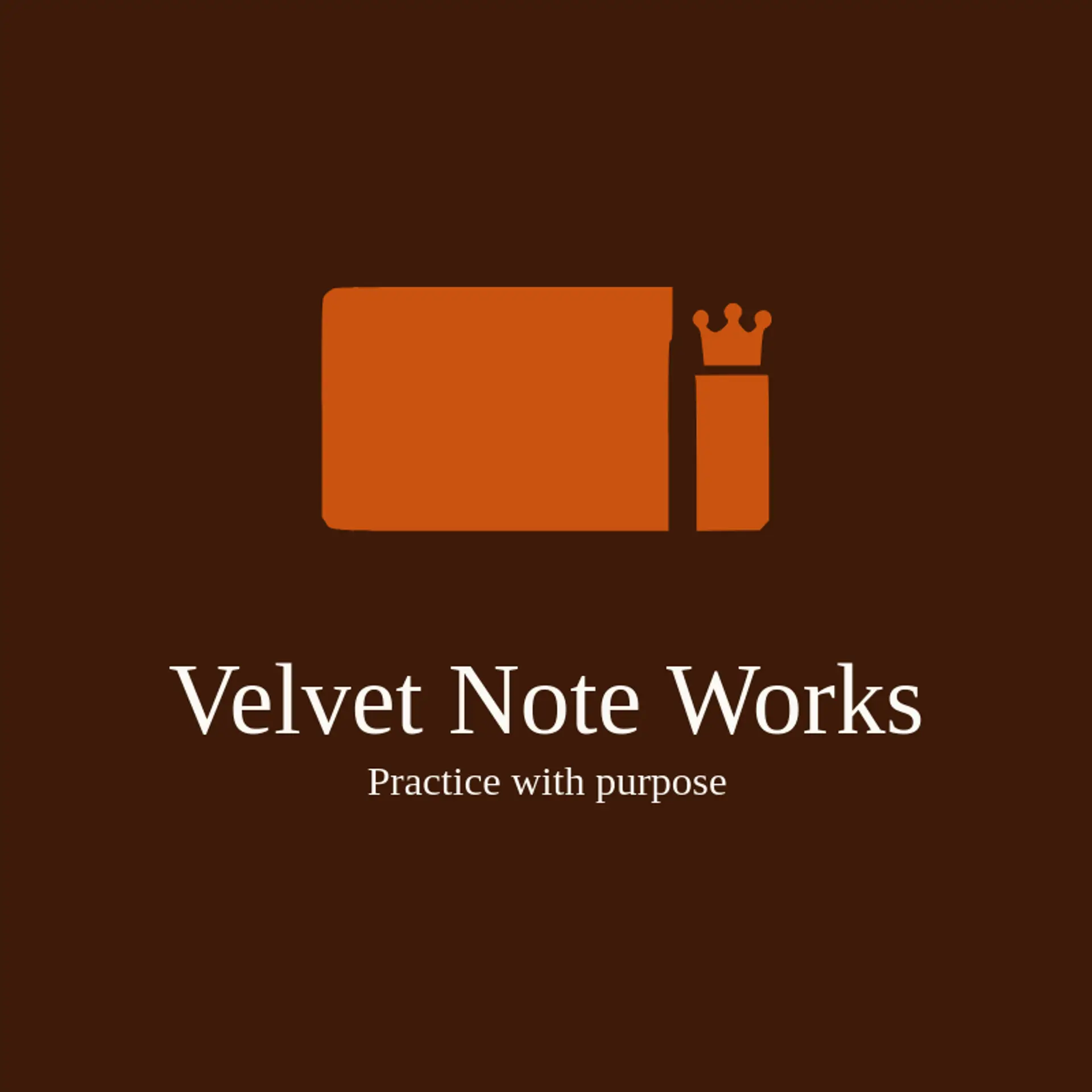 Velvet Note Works logo for keyboard