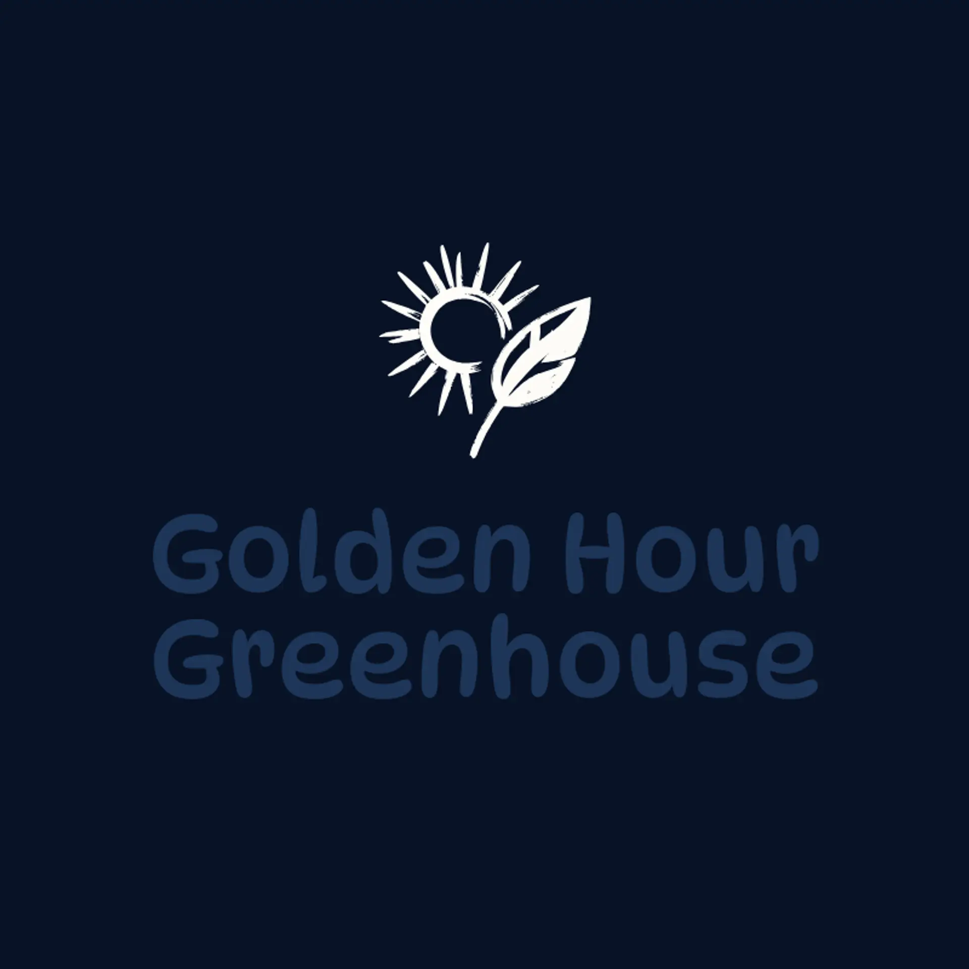 Golden Hour Greenhouse logo for garden