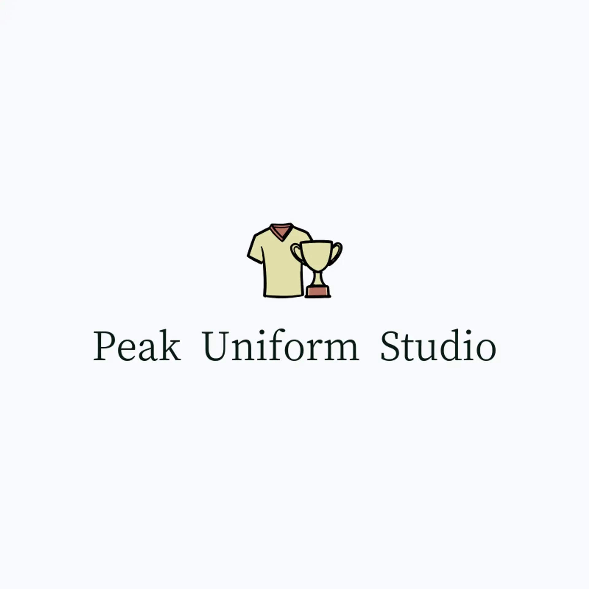 Peak Uniform Studio logo for jersey