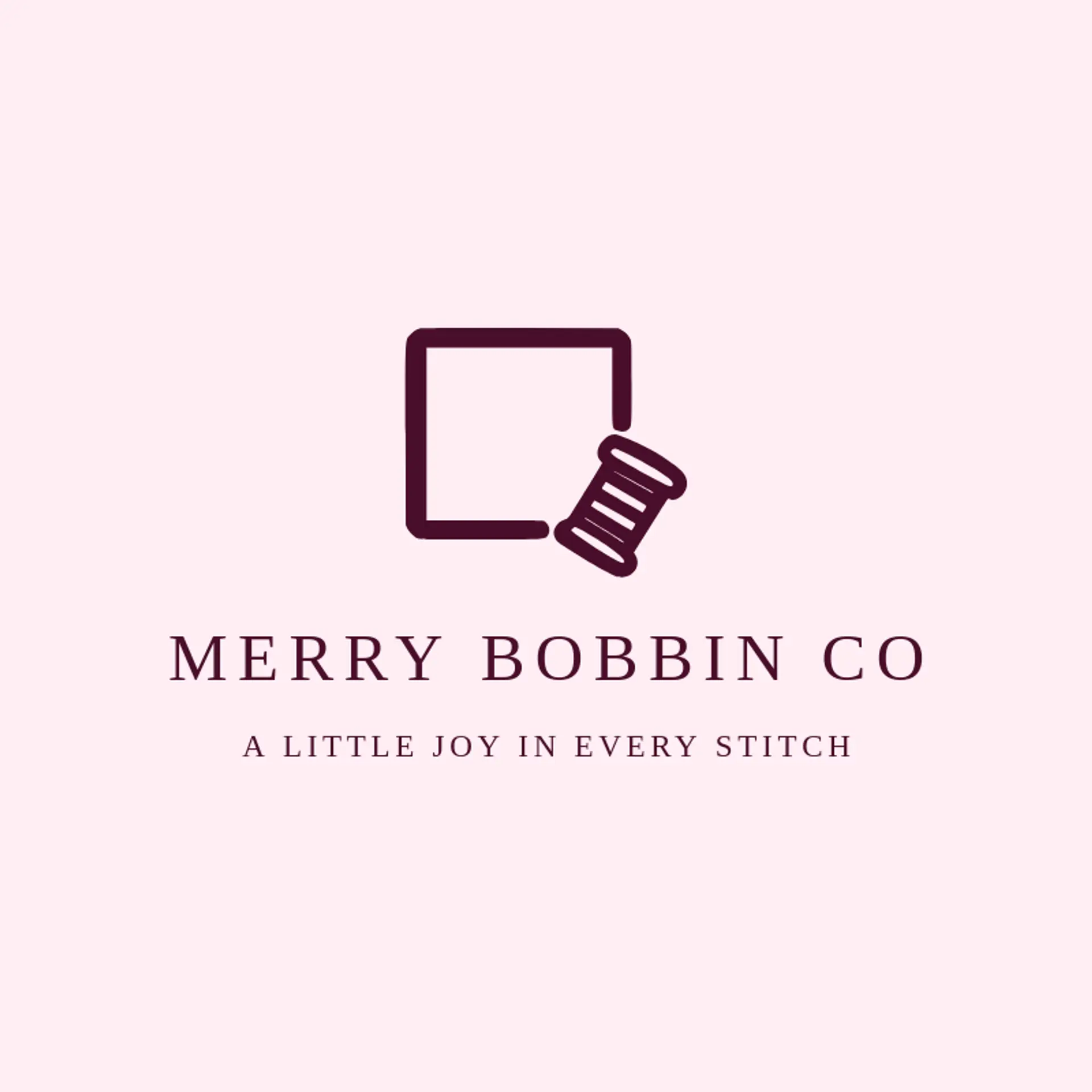 Merry Bobbin Co logo for fabric