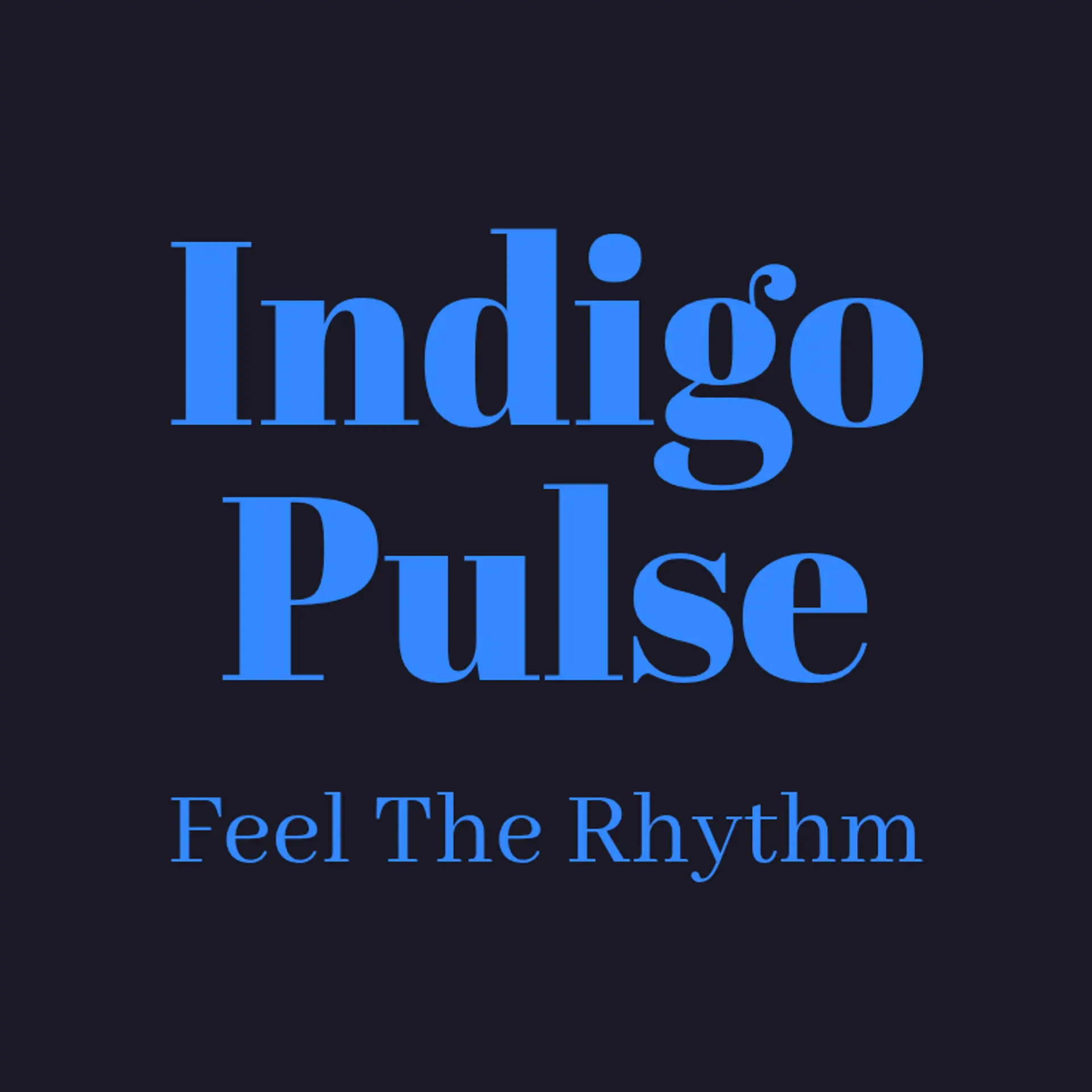 Indigo Pulse logo for music band