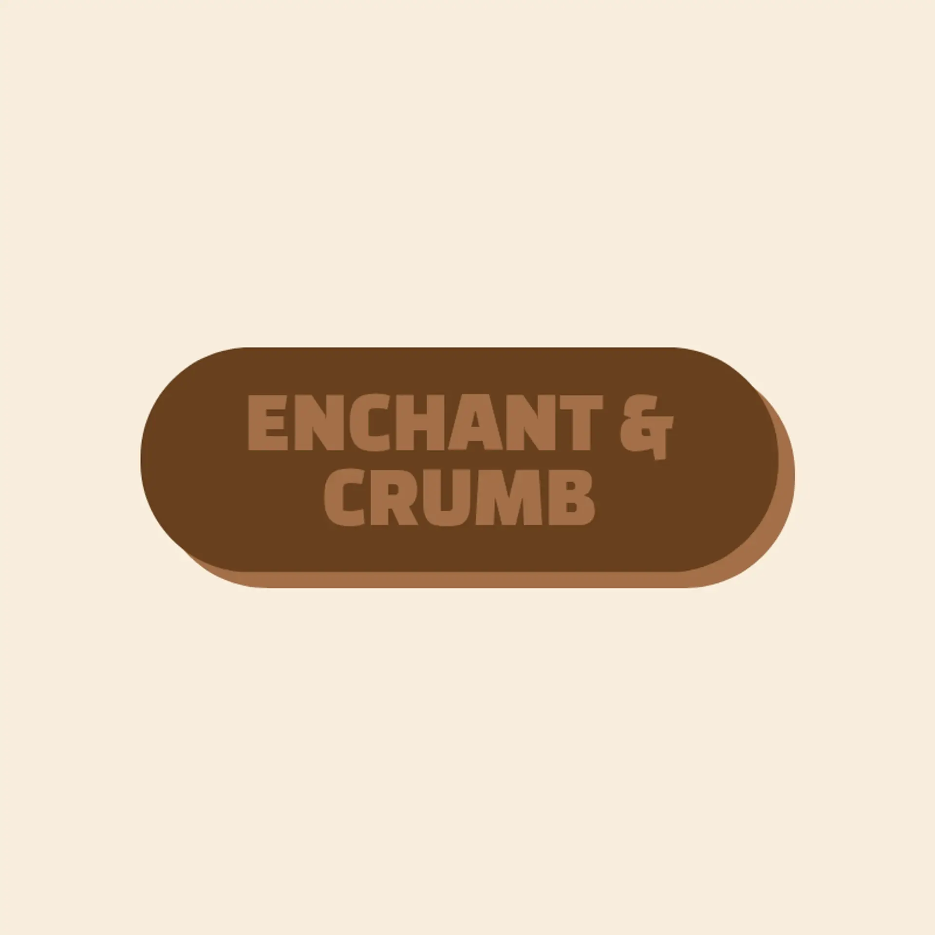 Enchant & Crumb logo for unique bakery