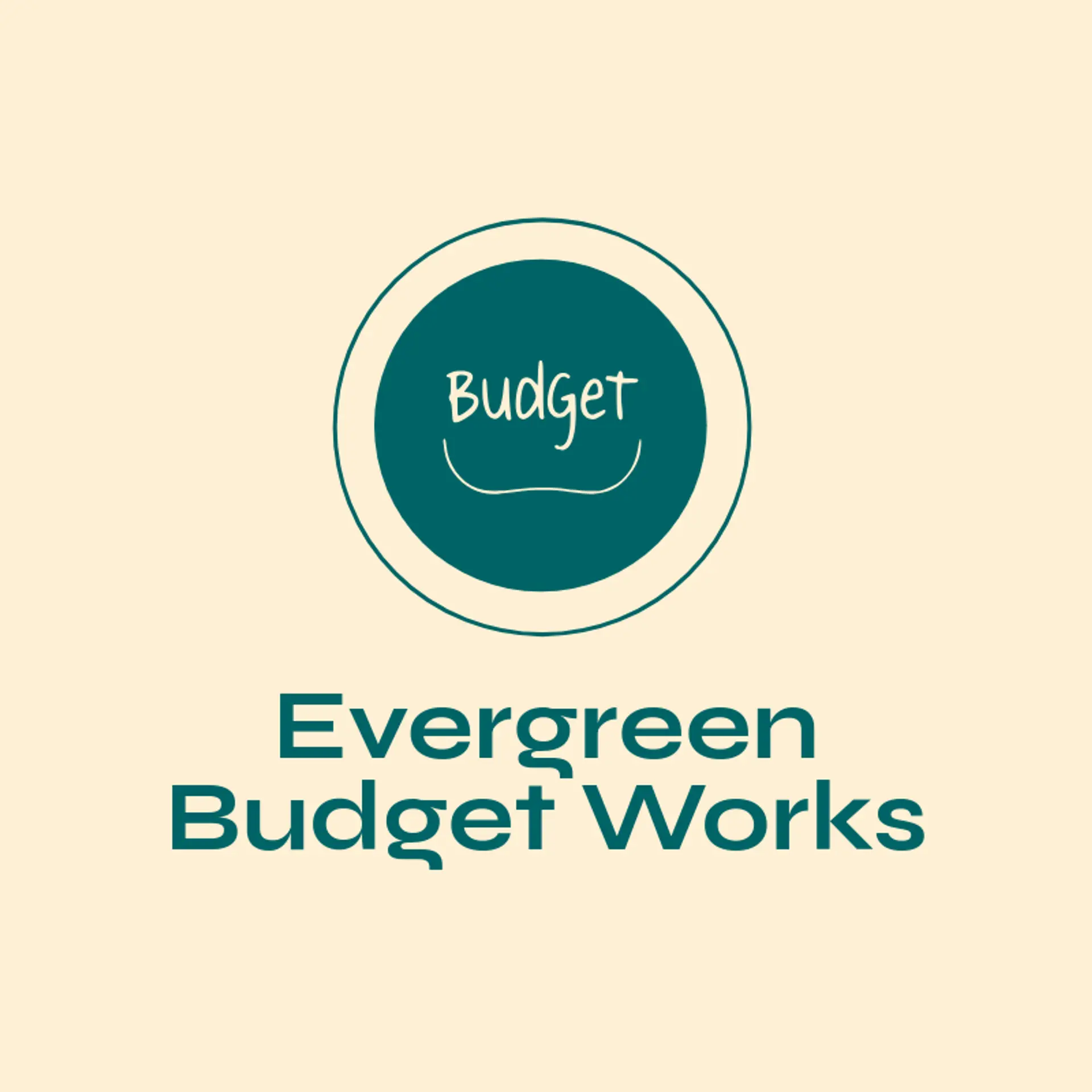 Evergreen Budget Works logo for budget