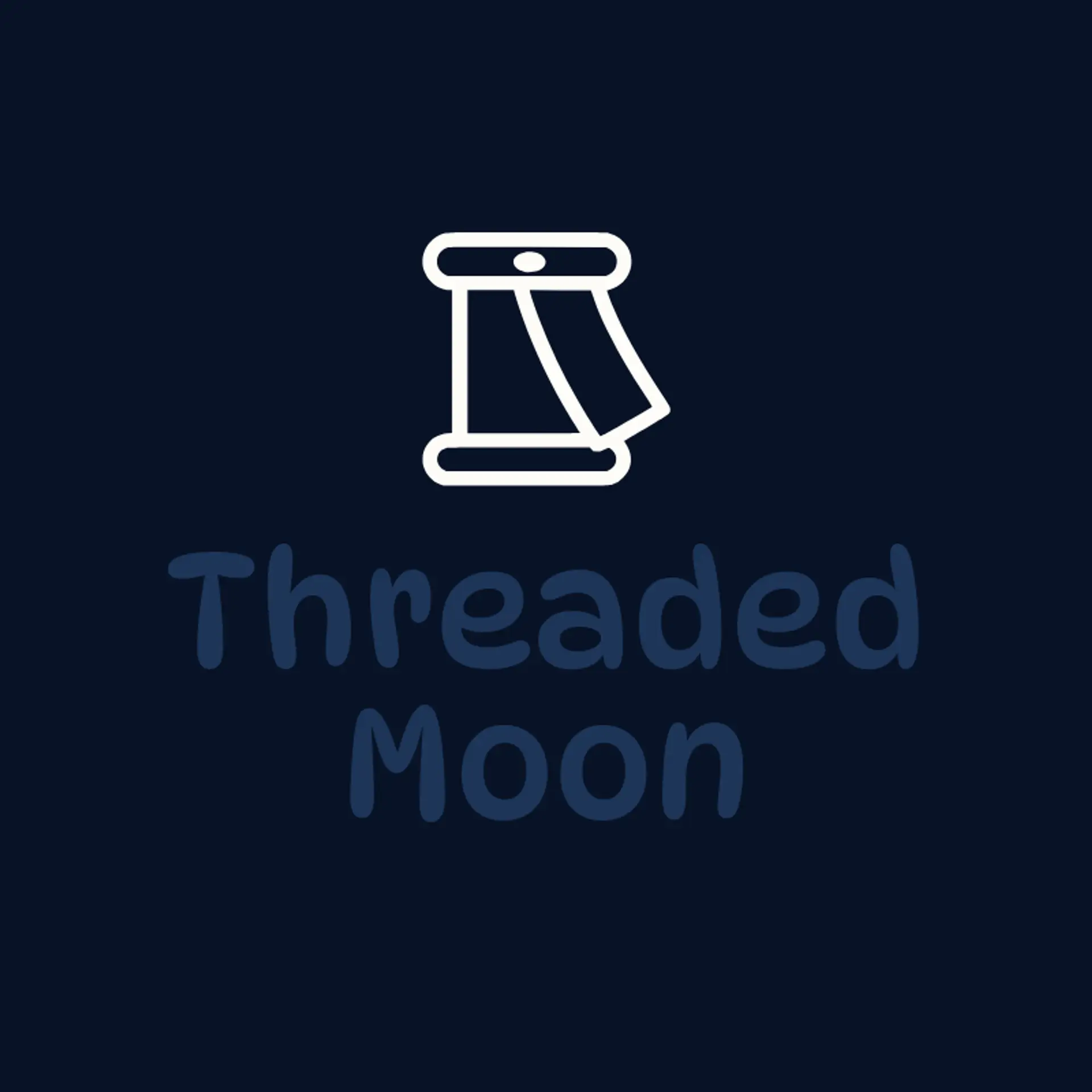 Threaded Moon logo for hijab