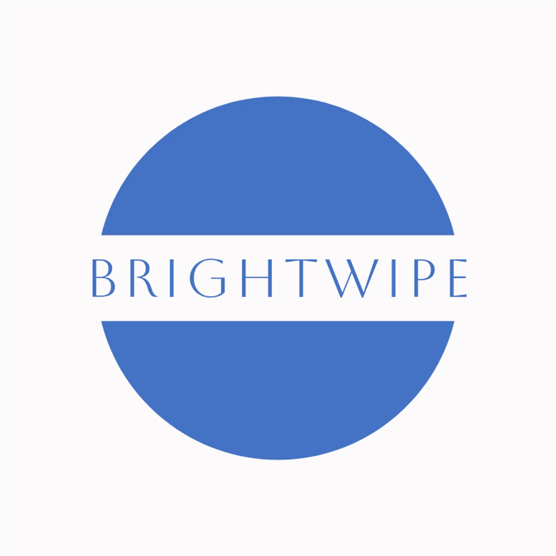 BrightWipe logo for cleaning