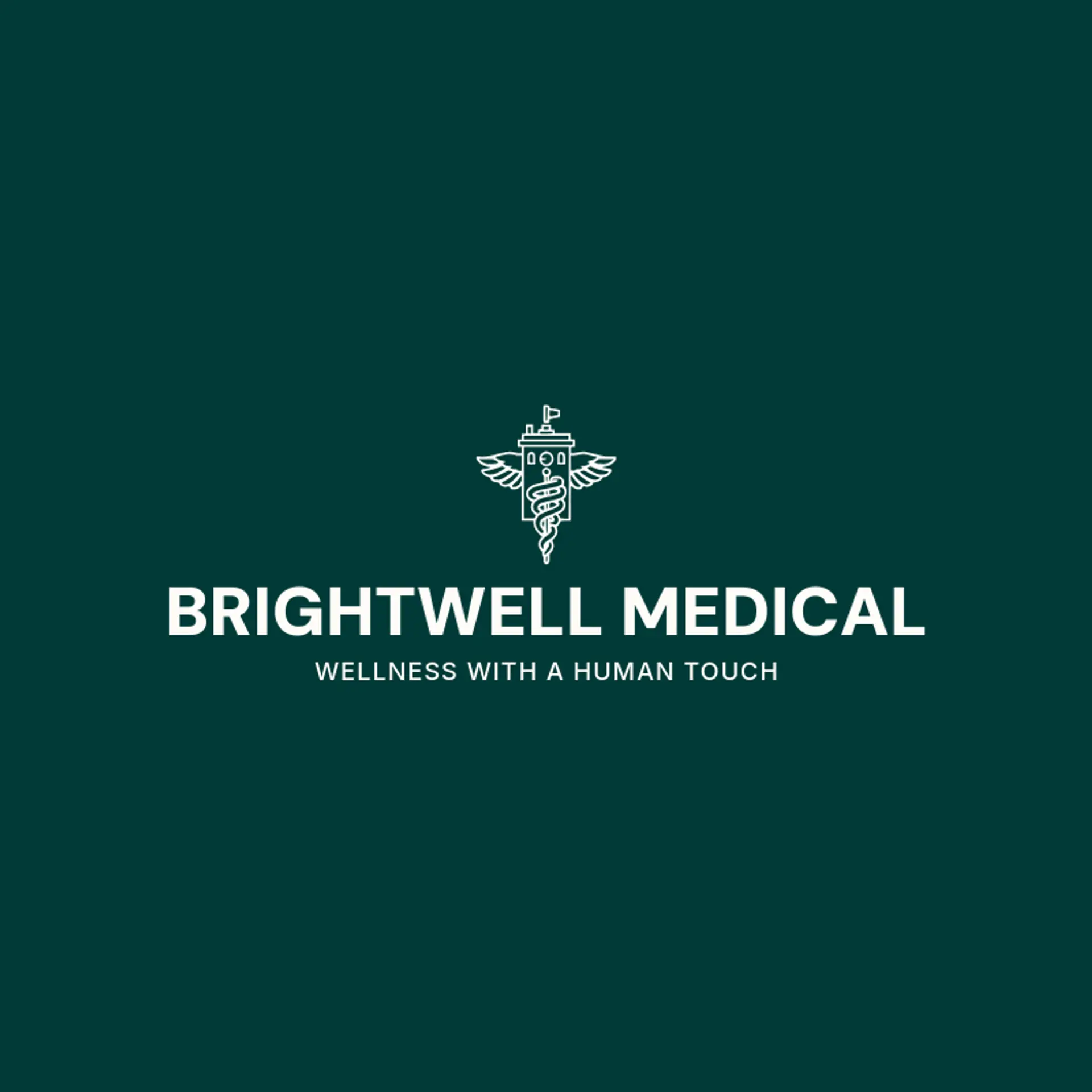 Brightwell Medical logo for Caduceus