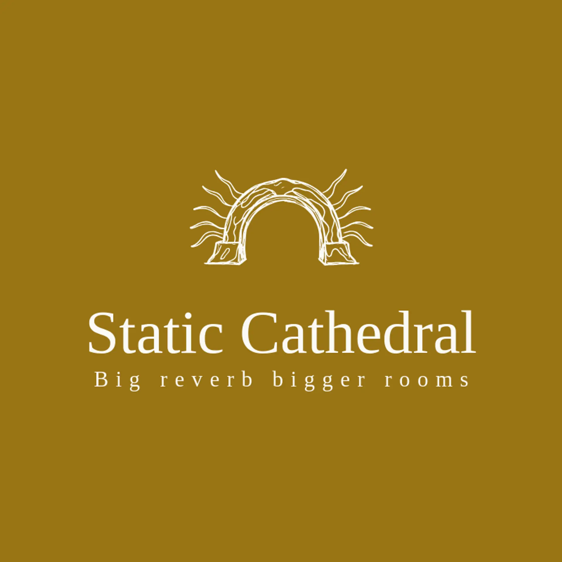 Static Cathedral logo for rock band