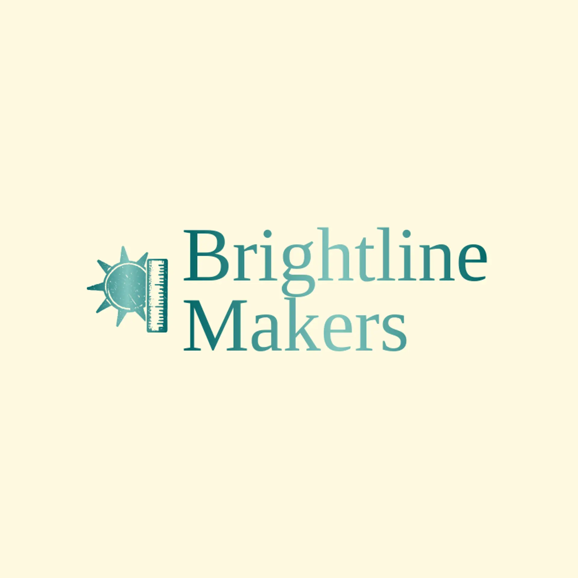 Brightline Makers logo for sunshine