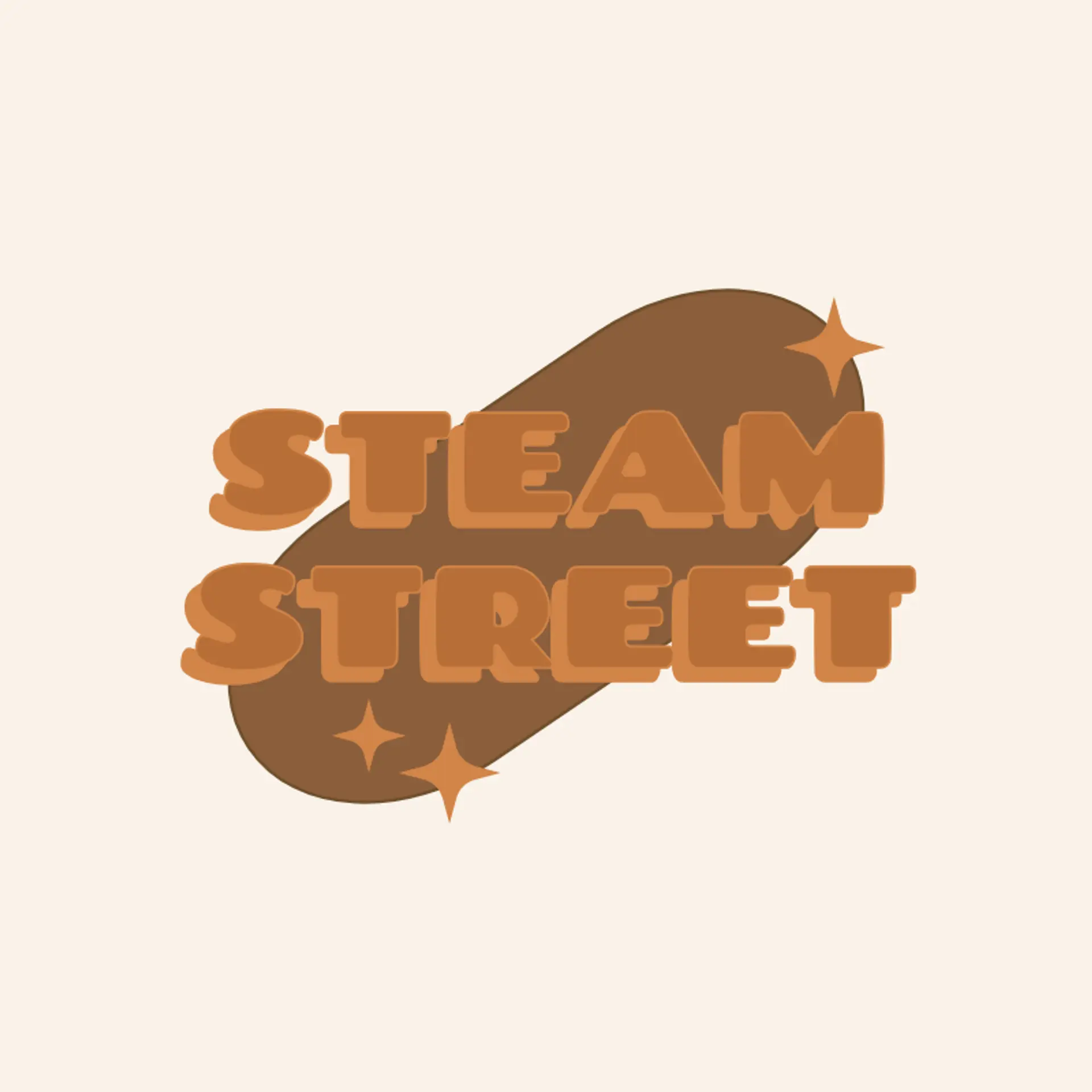 Steam Street logo for cafe