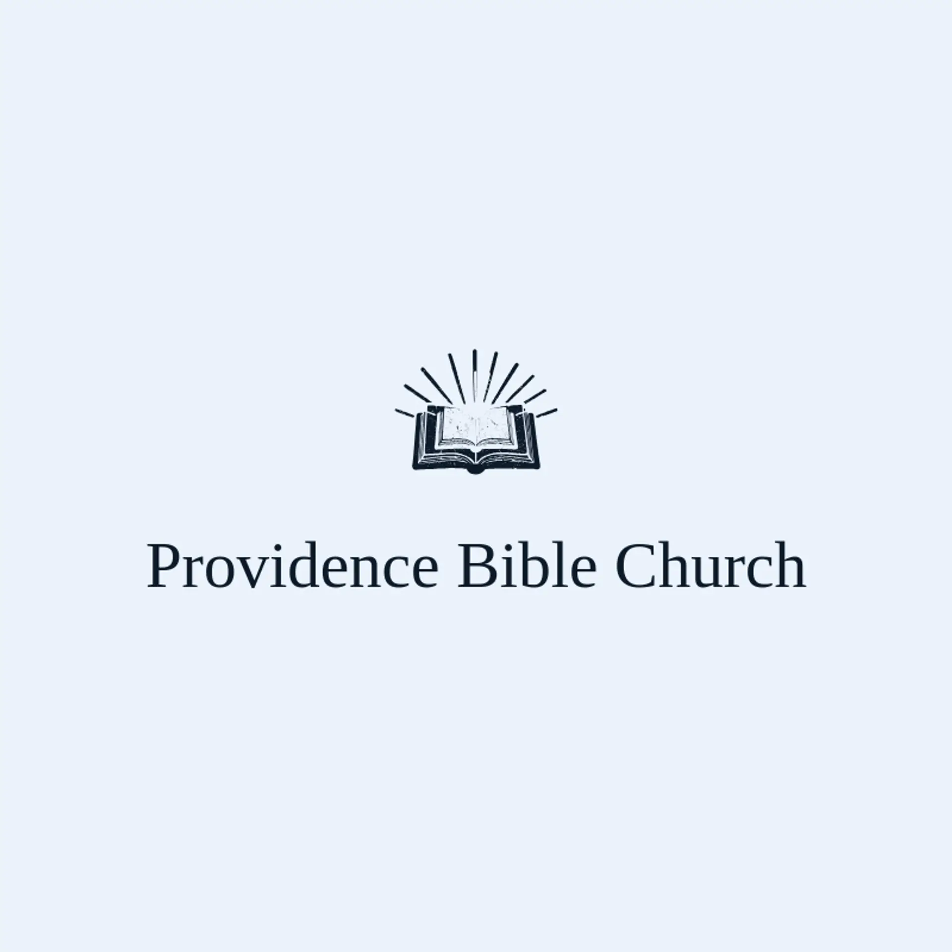 Providence Bible Church logo for christian