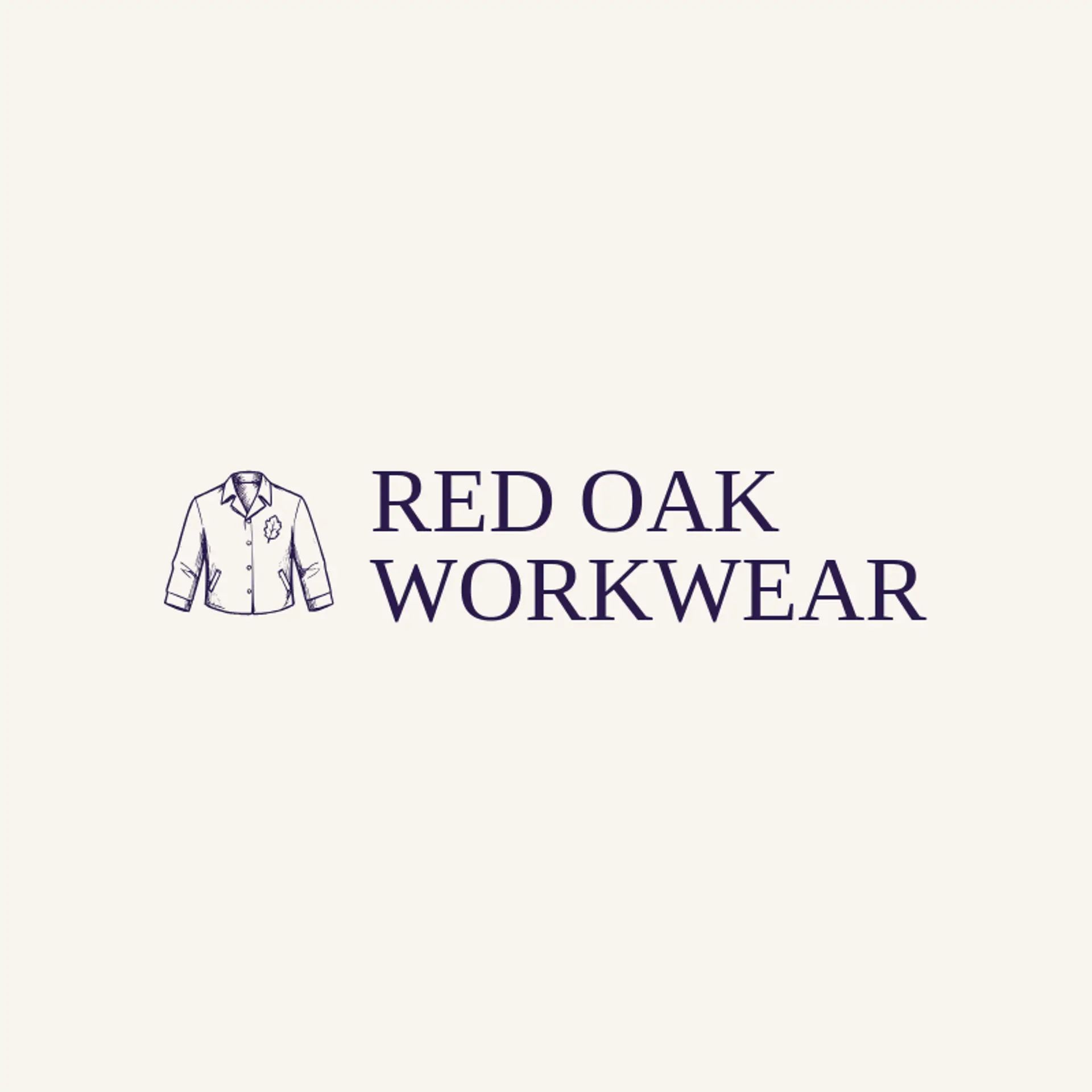 Red Oak Workwear logo for uniform
