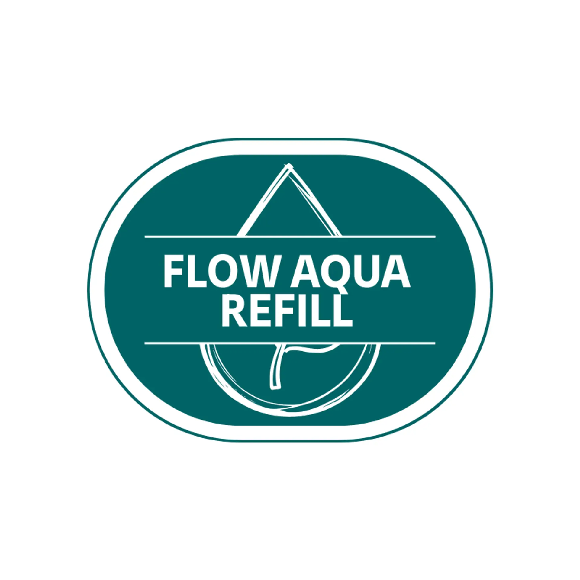 Flow Aqua Refill logo for water refilling station