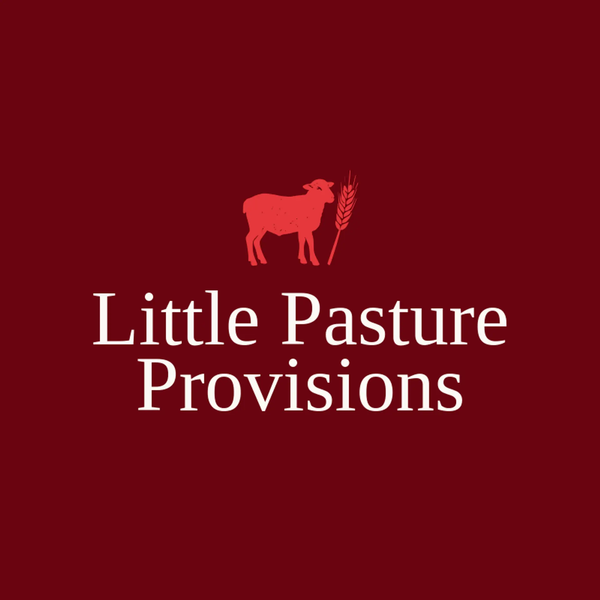 Little Pasture Provisions logo for lamb