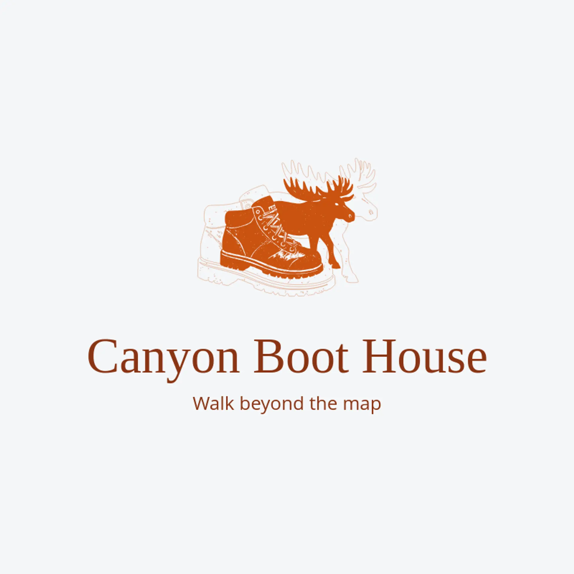 Canyon Boot House logo for moose