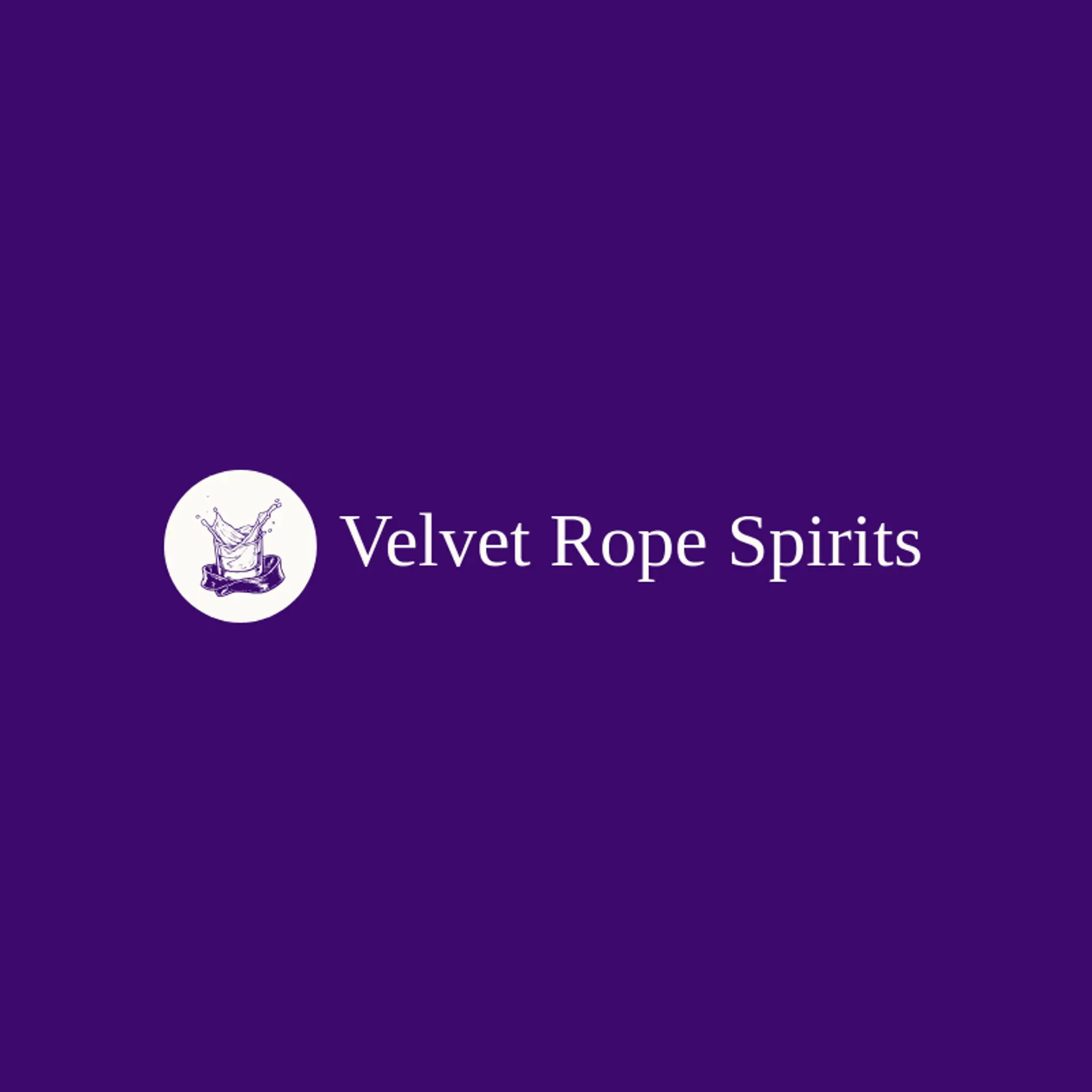 Velvet Rope Spirits logo for whiskey