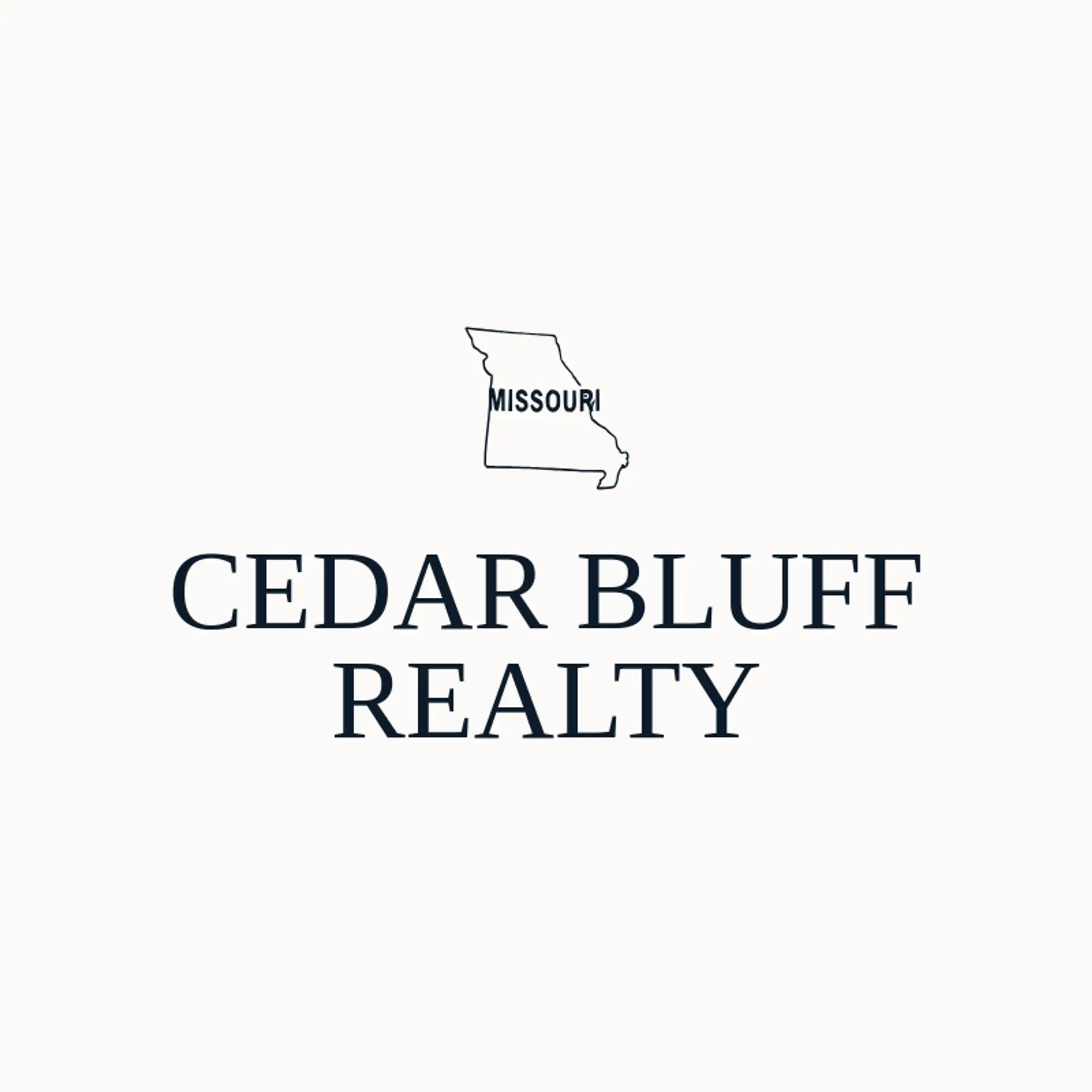 Cedar Bluff Realty logo for missouri