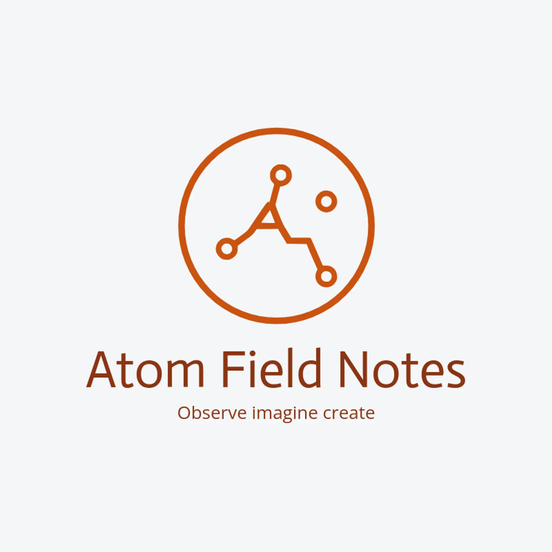 Atom Field Notes logo for atom