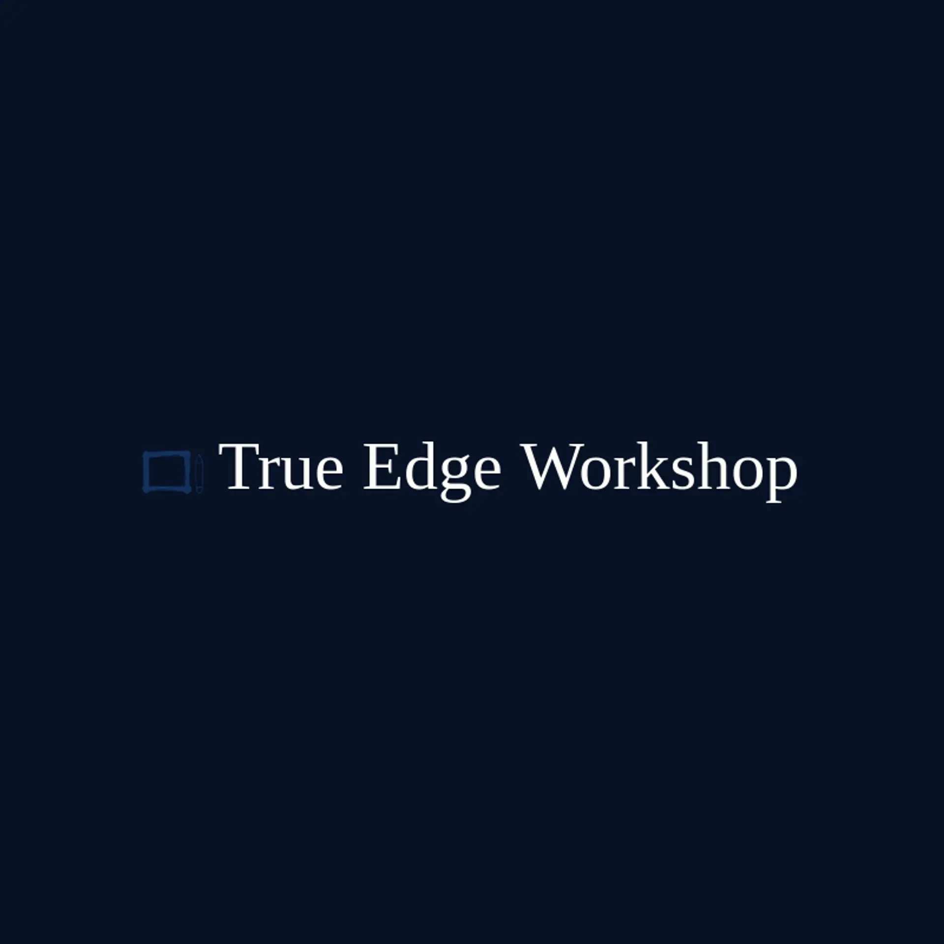 True Edge Workshop logo for rectangle