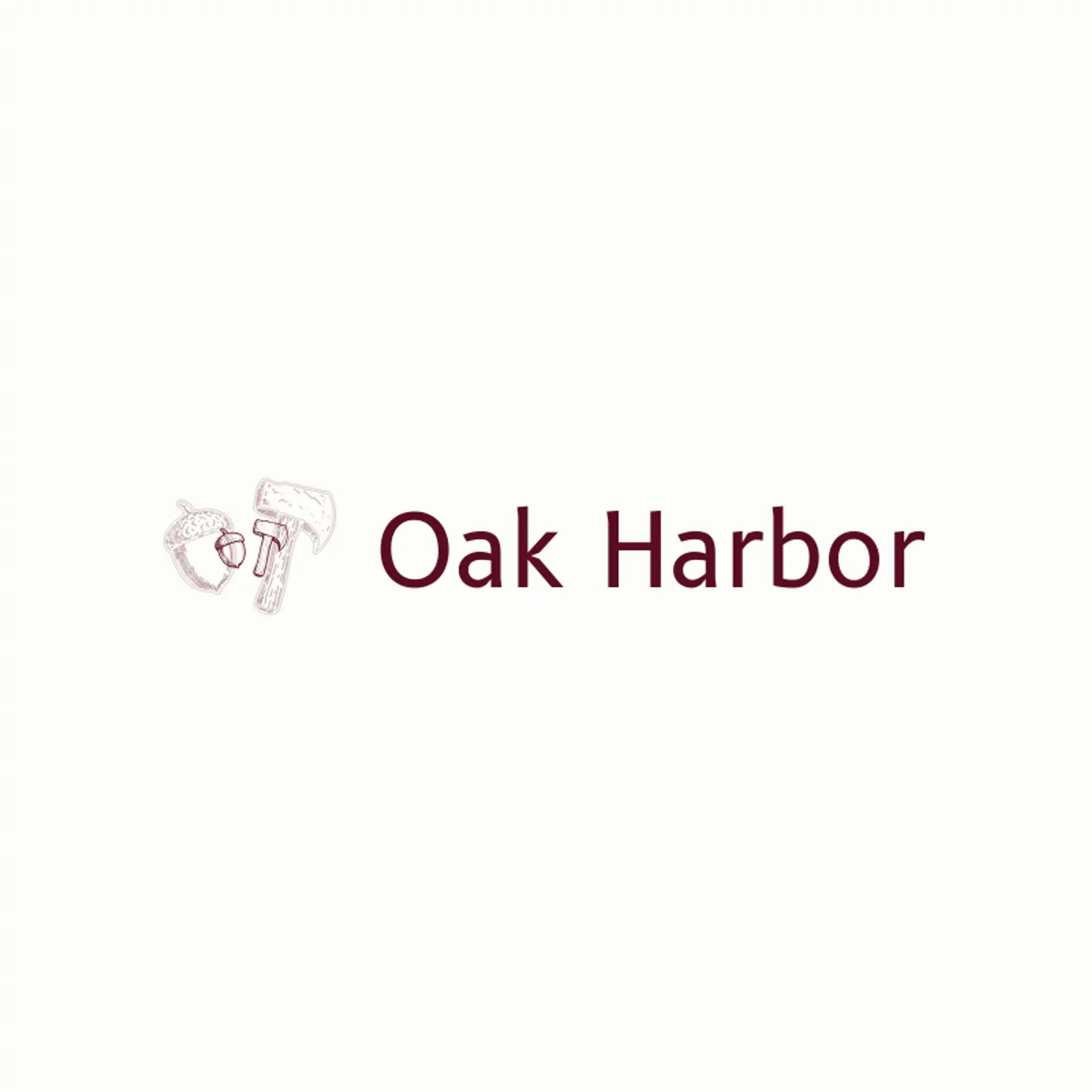 Oak Harbor logo for wood