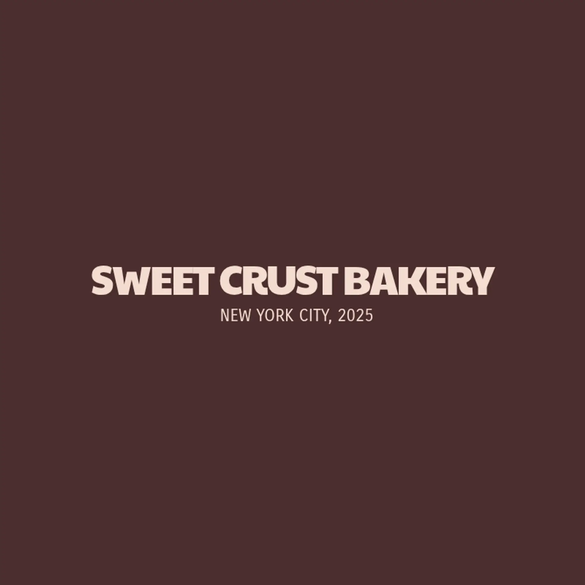 Sweet Crust Bakery logo for bakery