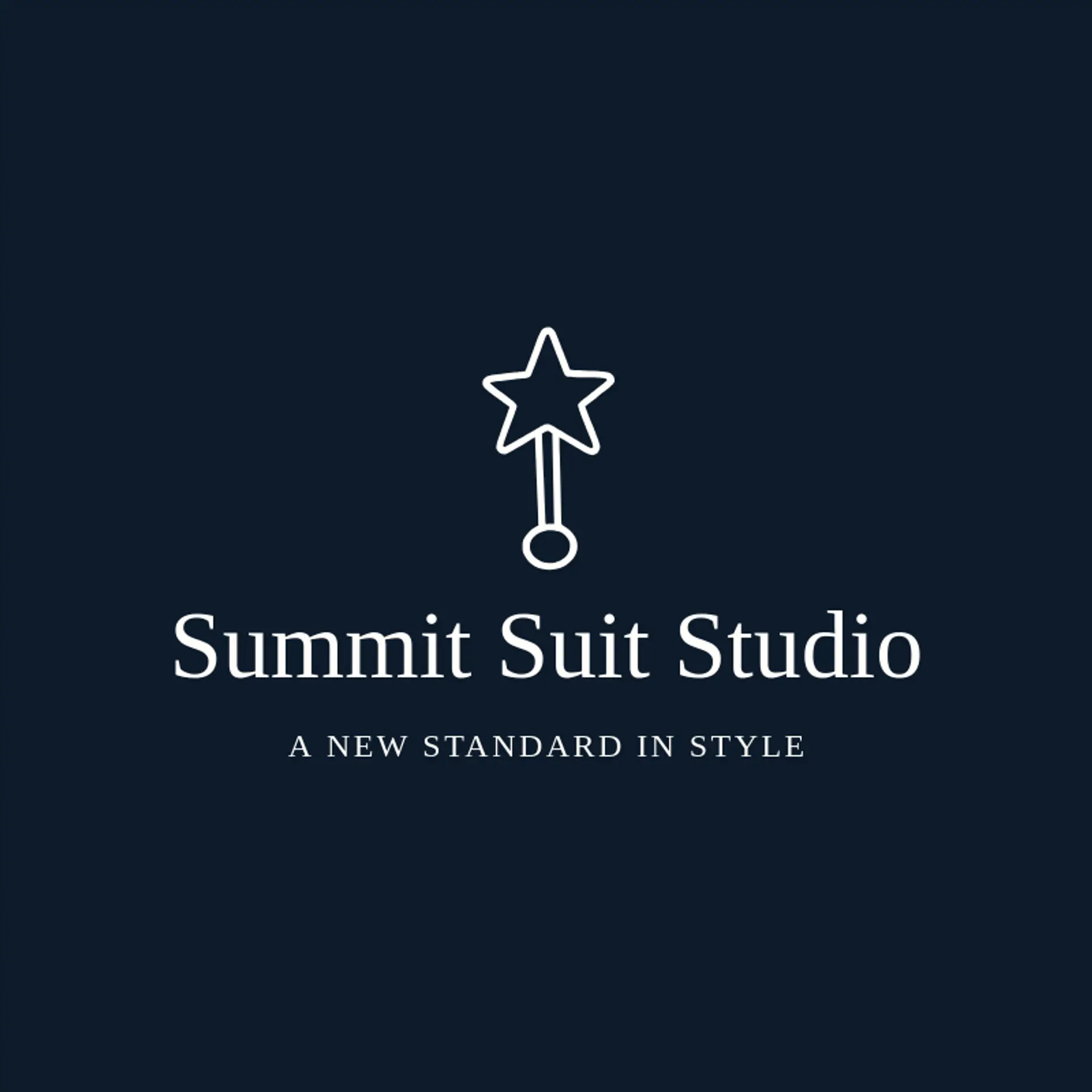 Summit Suit Studio logo for mens fashion