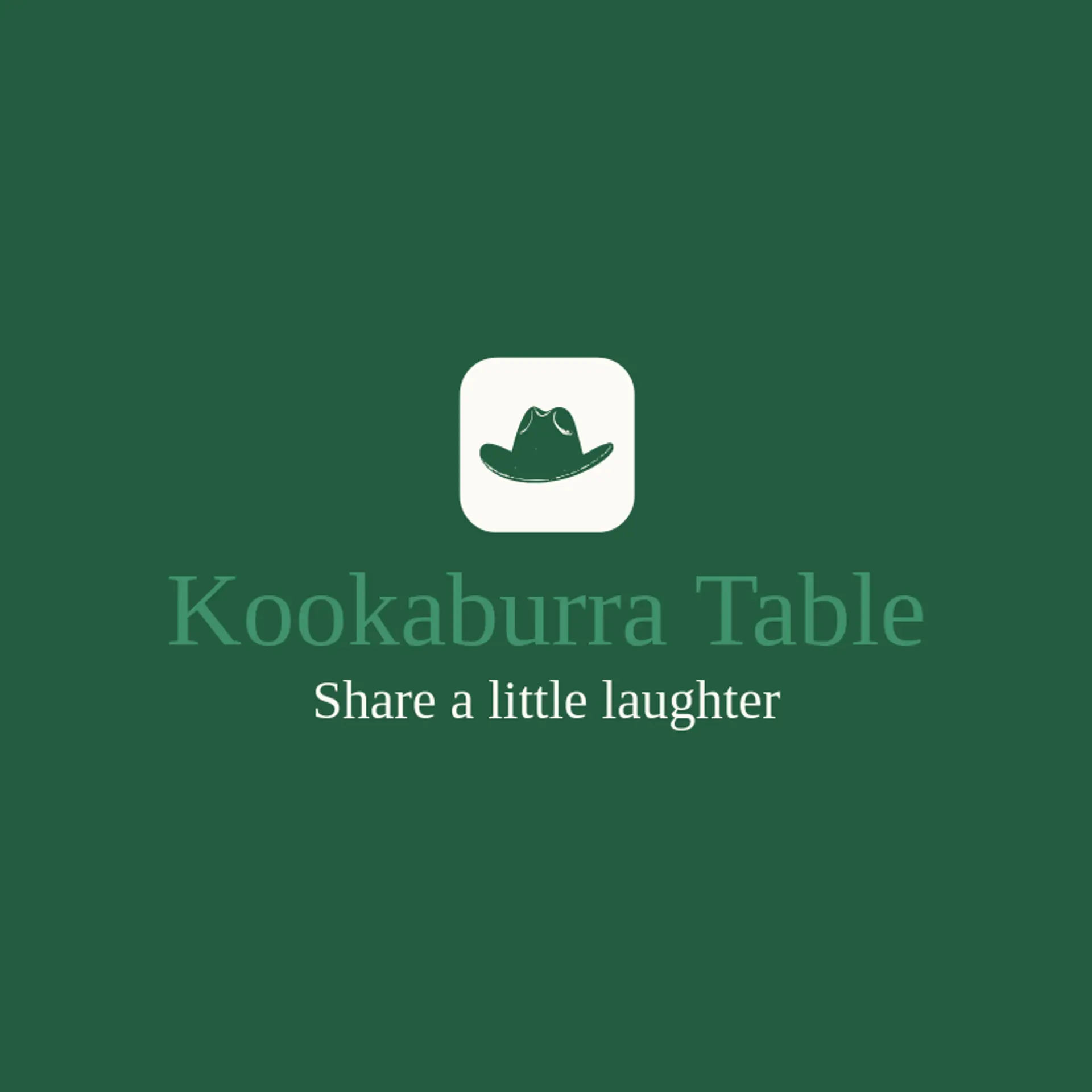 Kookaburra Table logo for outback