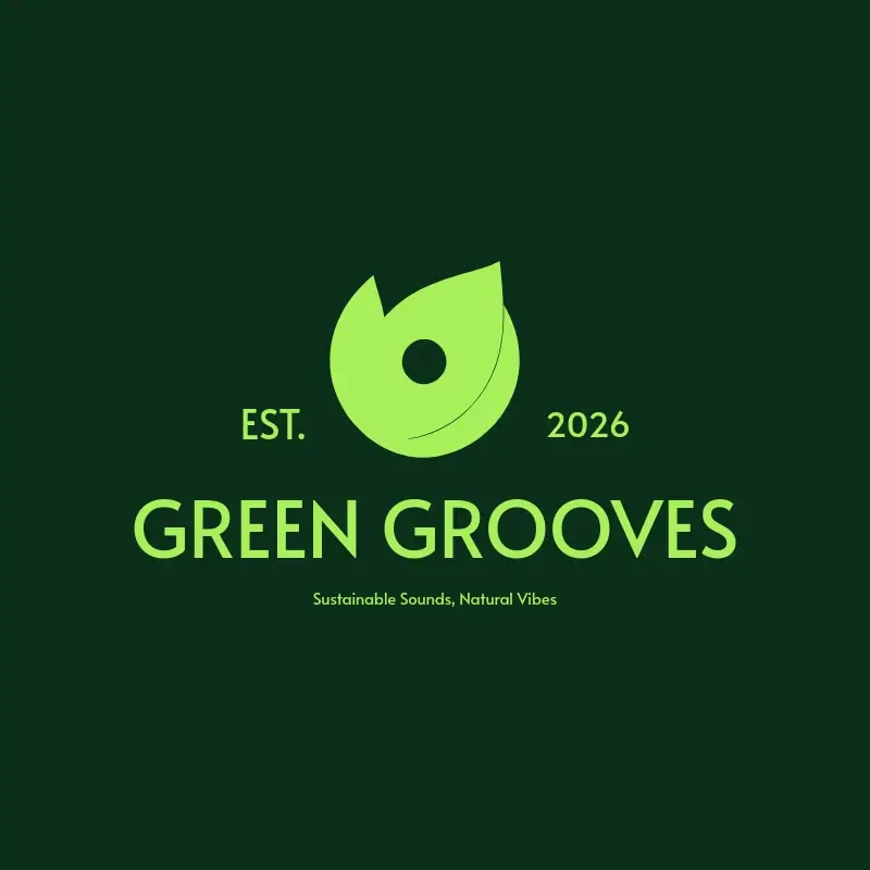 The album name Green Grooves as a branded logo with a single color icon