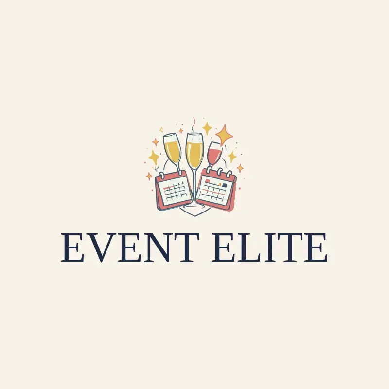 The event name Event Elite as a branded logo with a color icon