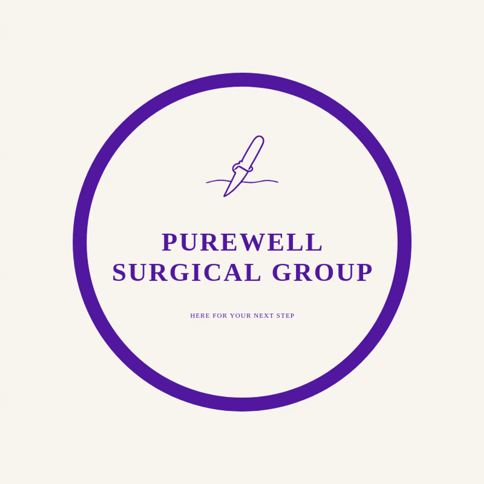 Purewell Surgical Group logo for surgery