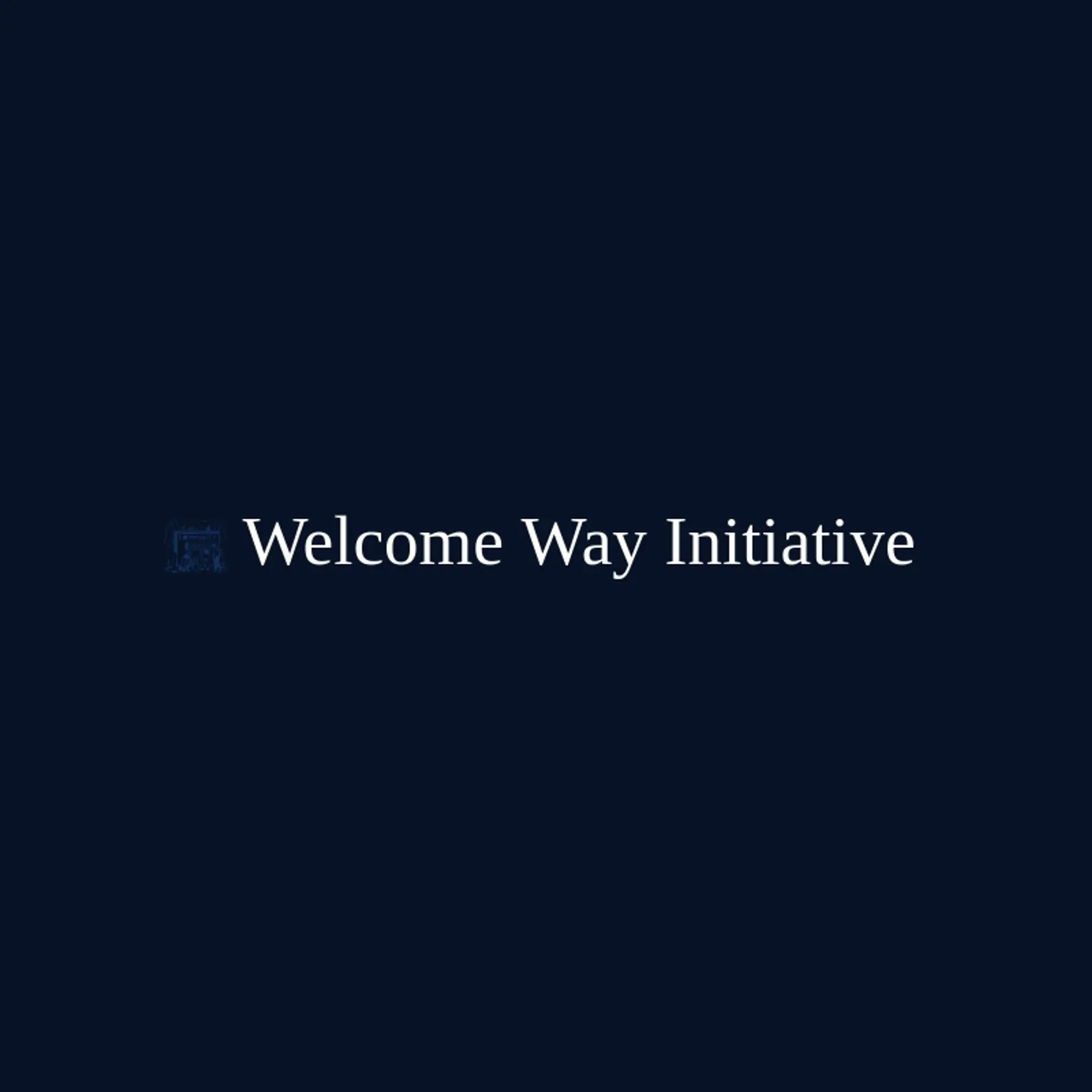 Welcome Way Initiative logo for outreach