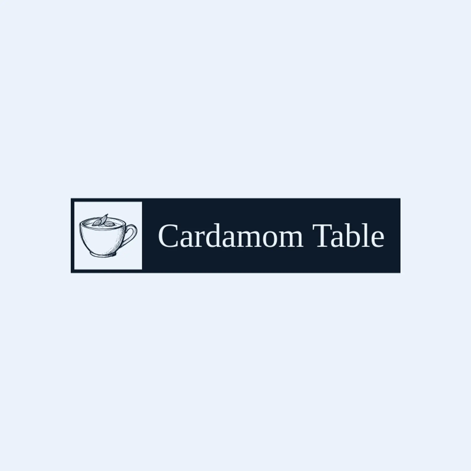 Cardamom Table logo for chai