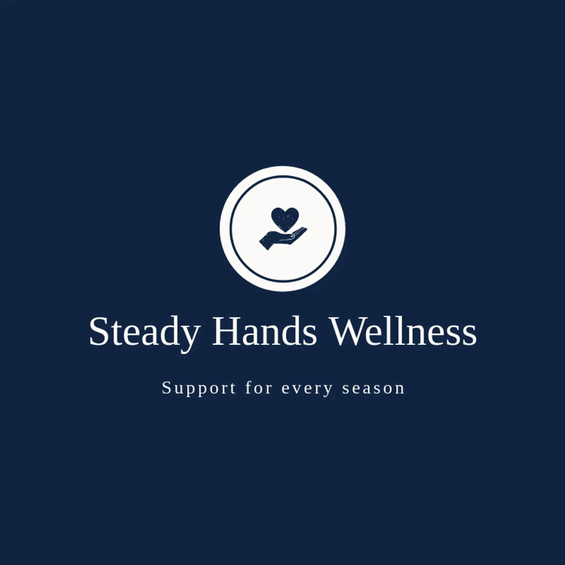 Steady Hands Wellness logo for therapy