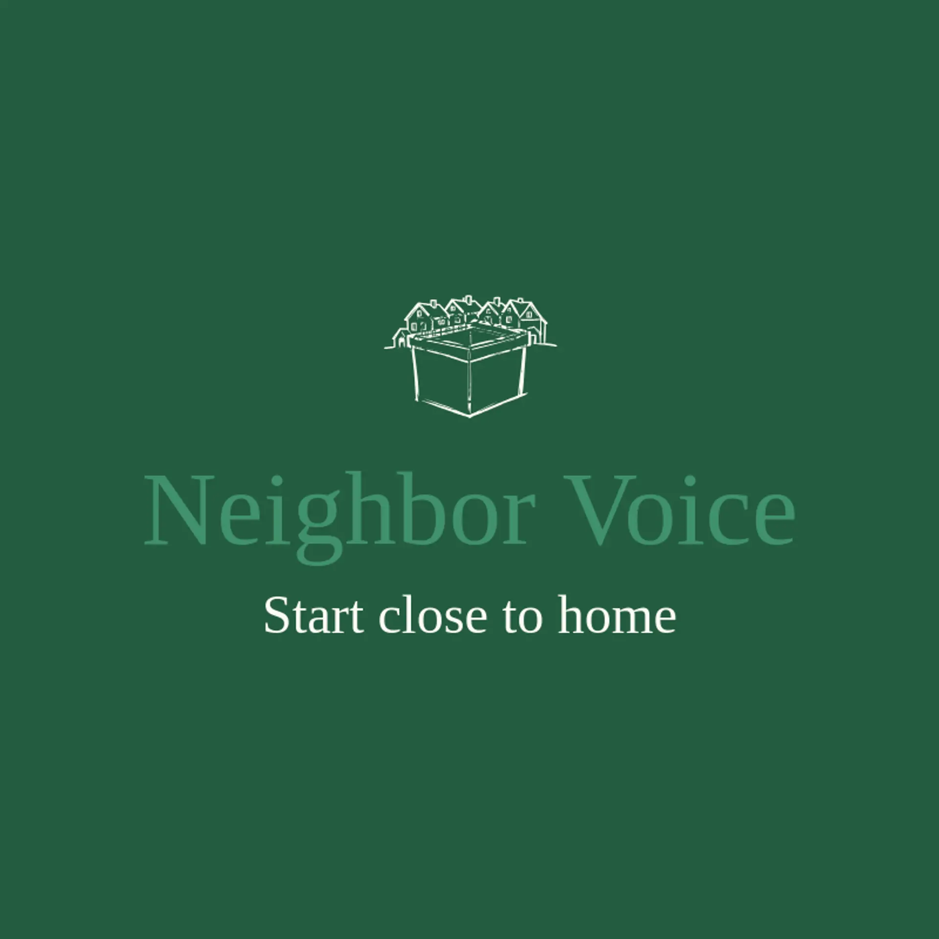 Neighbor Voice logo for vote