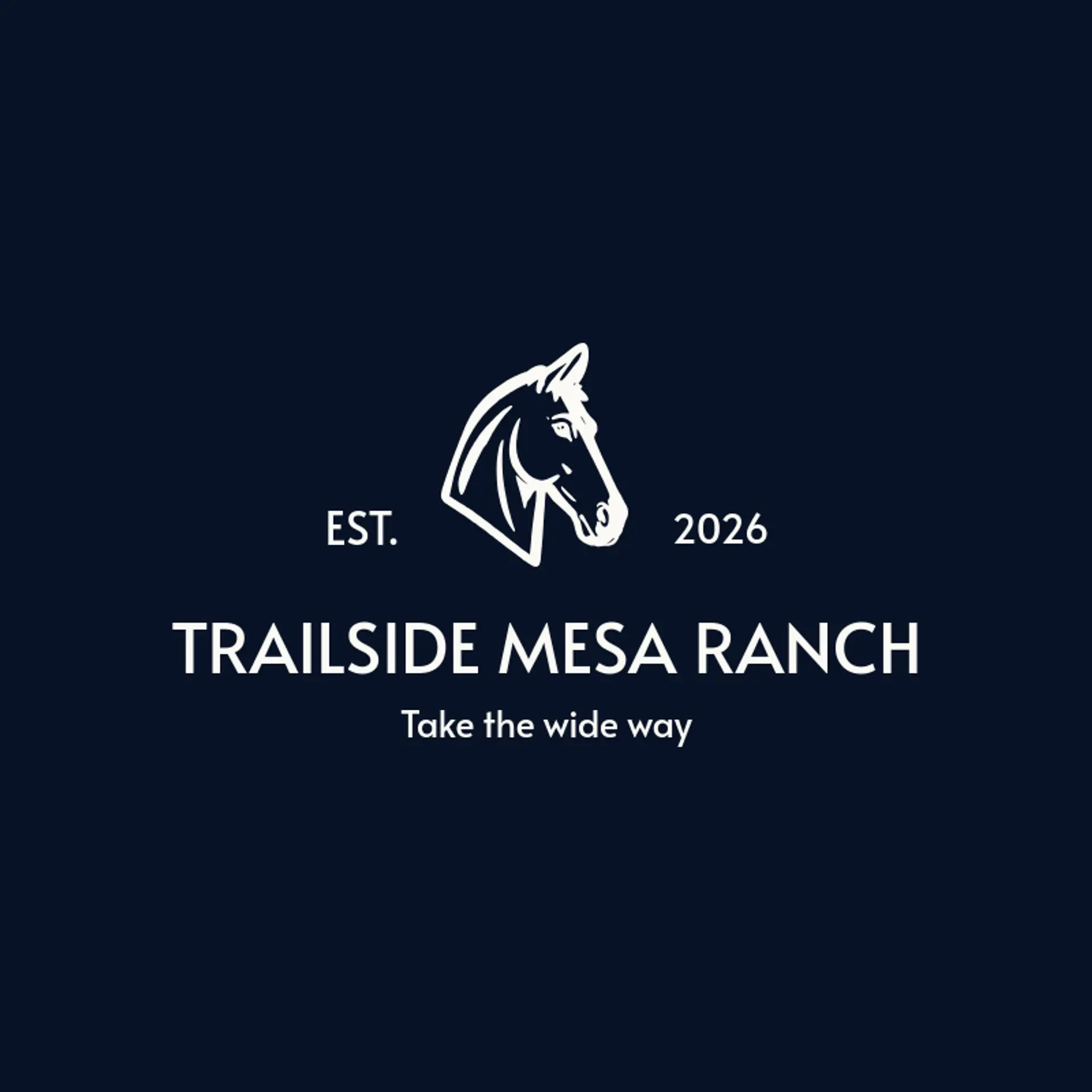 Trailside Mesa Ranch logo for ranch