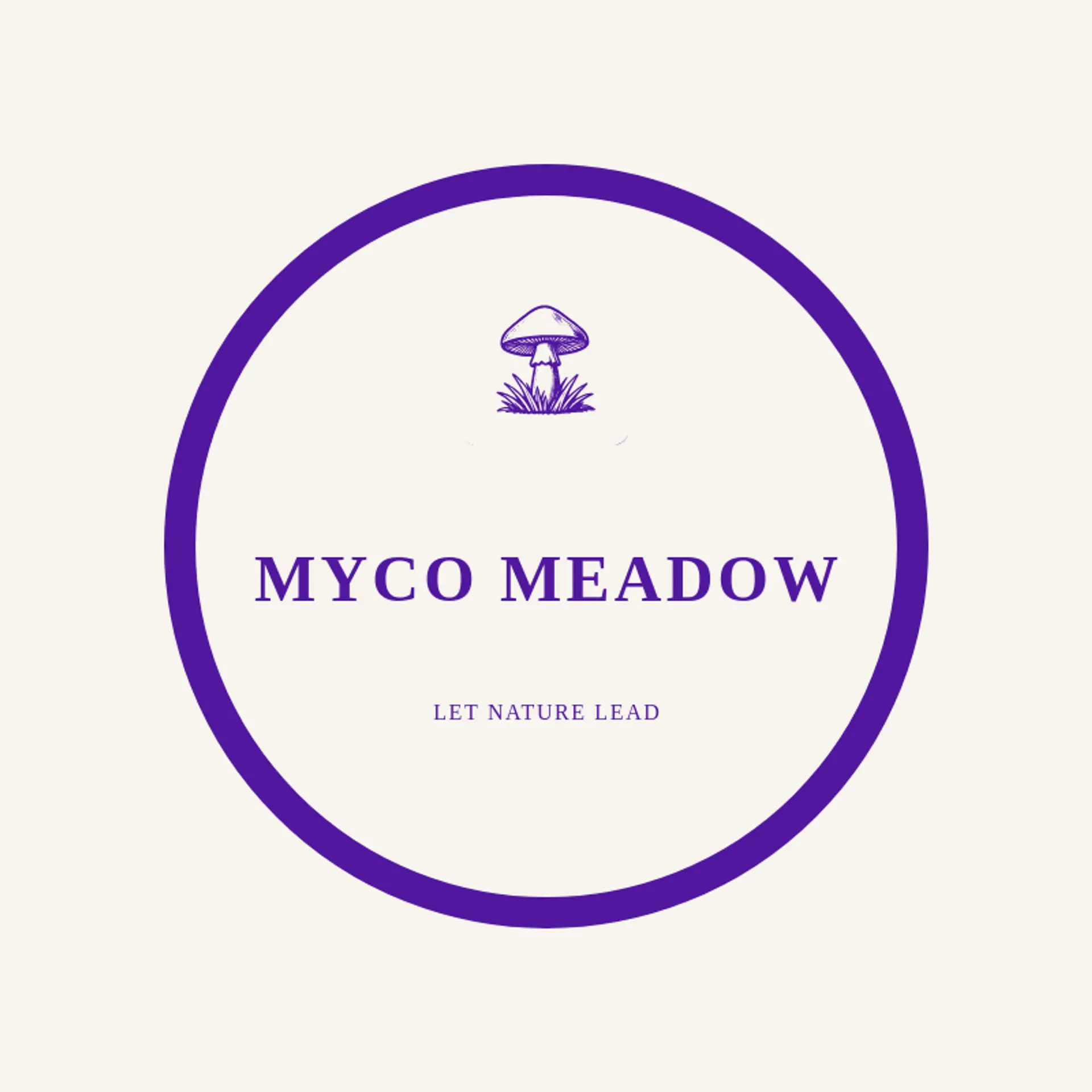 Myco Meadow logo for mushroom