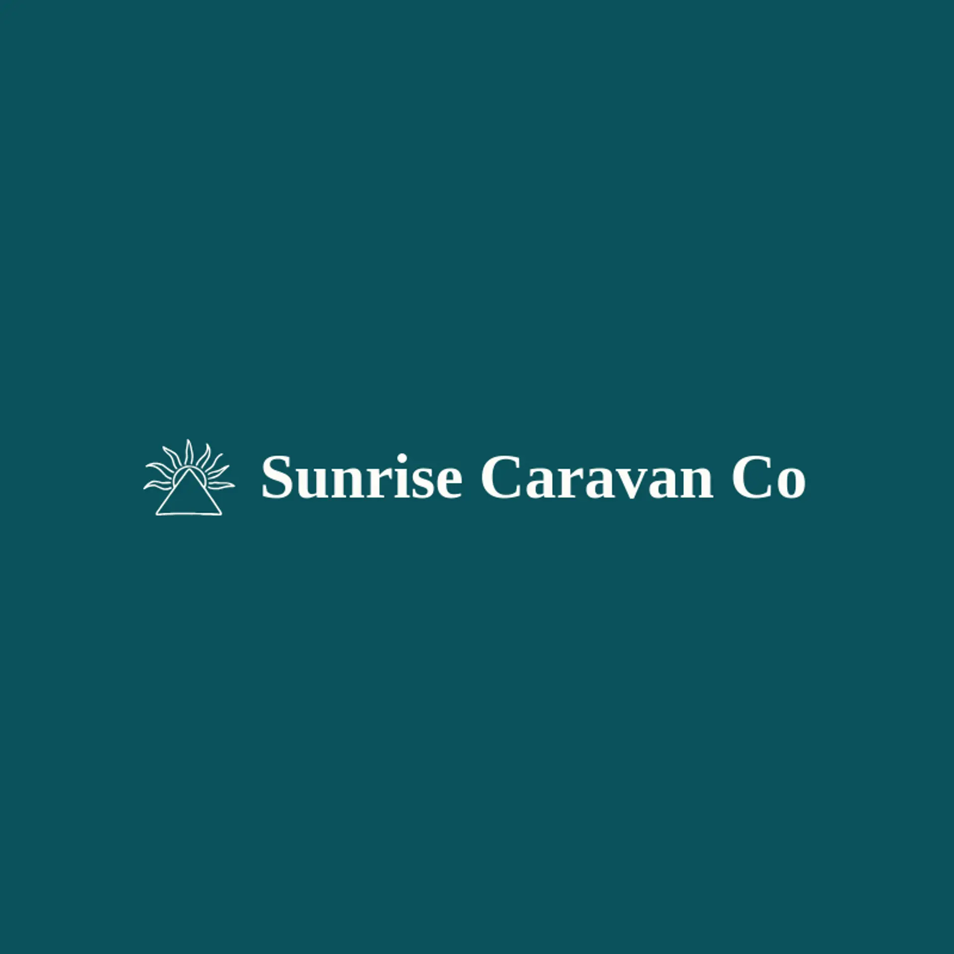 Sunrise Caravan Co logo for pyramid