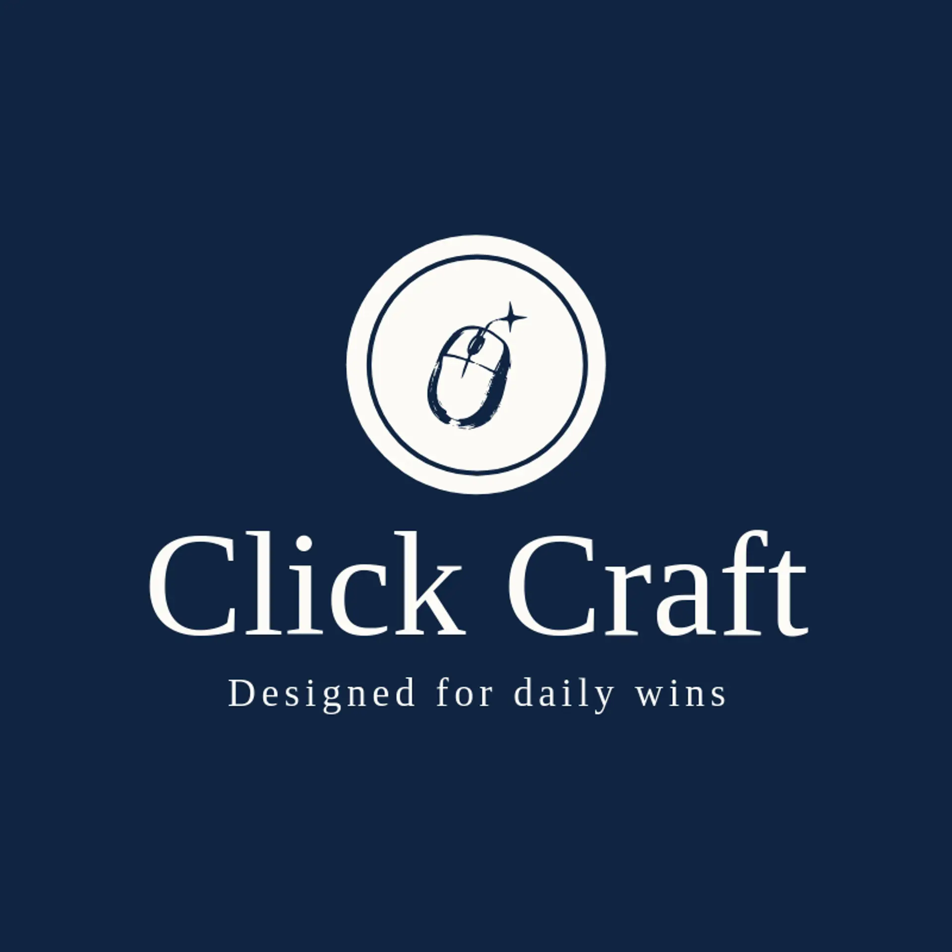 Click Craft logo for mouse