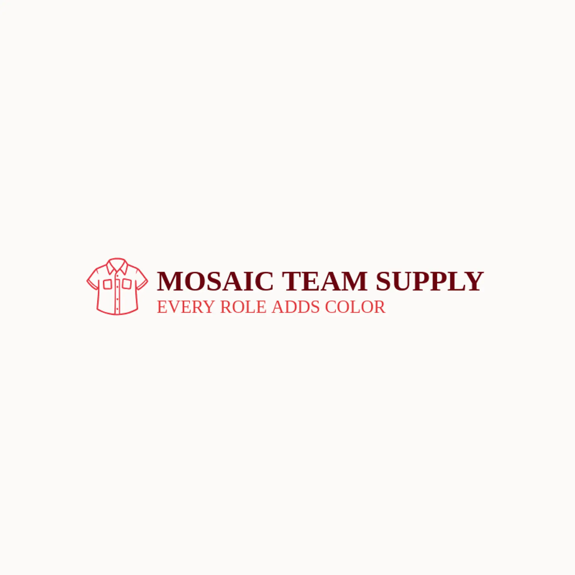 Mosaic Team Supply logo for uniform