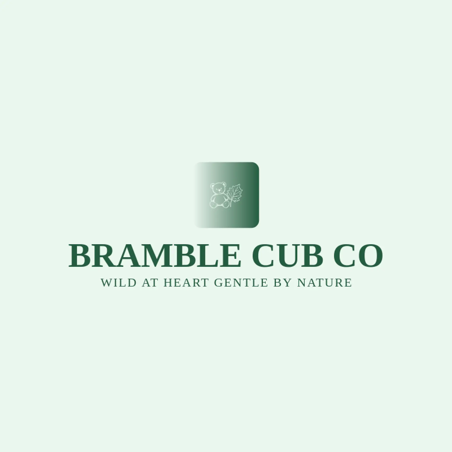 Bramble Cub Co logo for teddy bear