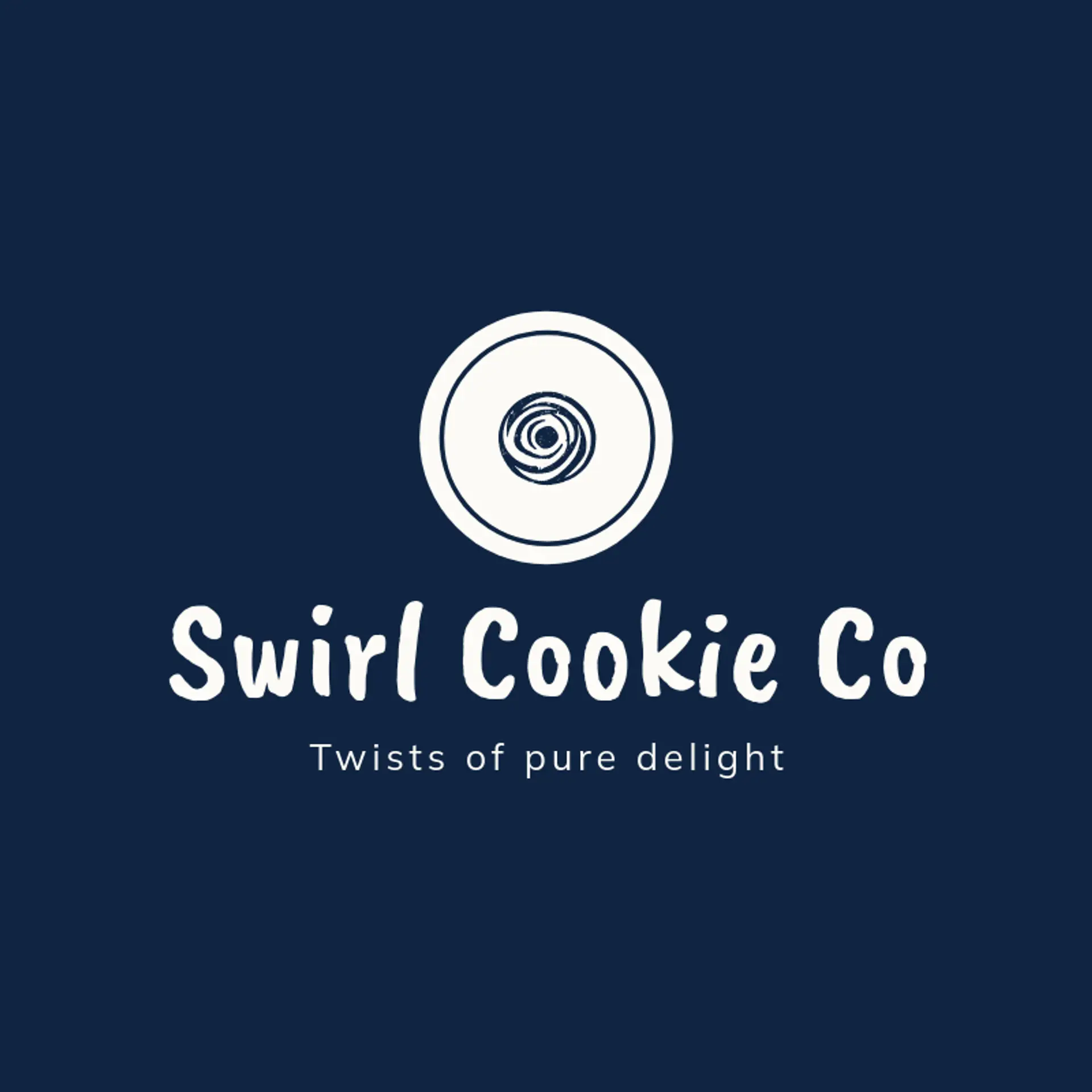 Swirl Cookie Co logo for cookie
