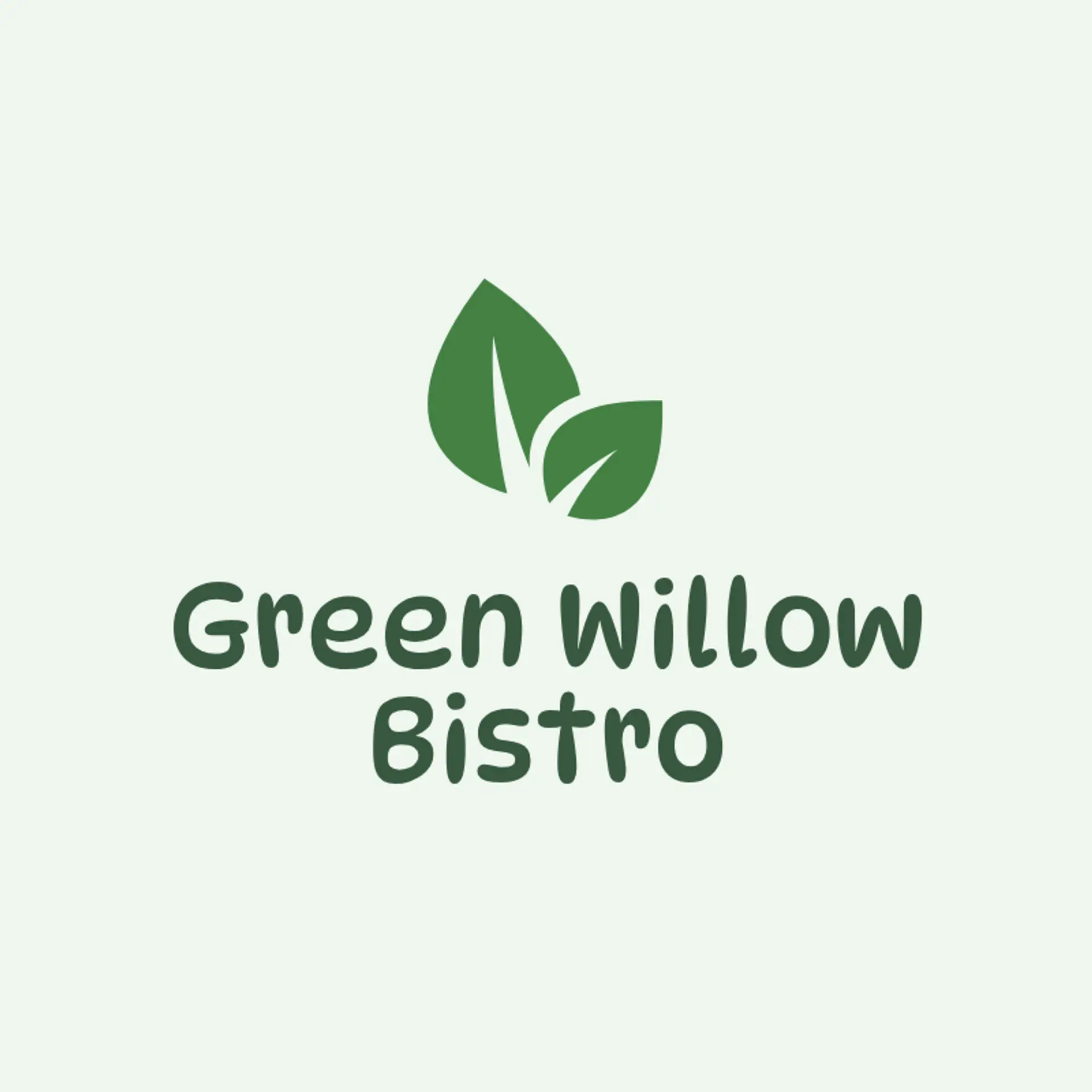 Verdant Table logo for garden restaurant