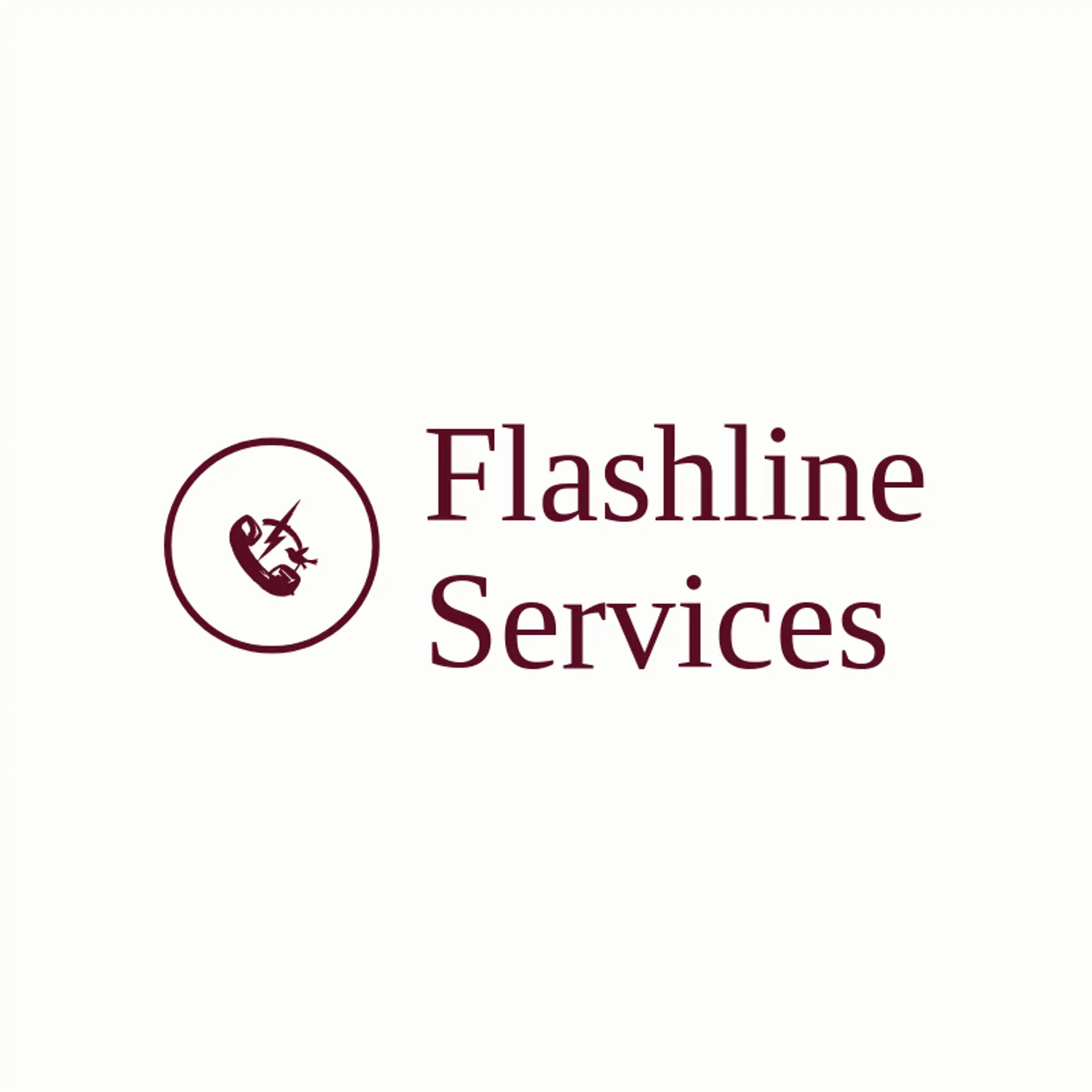 Flashline Services logo for telephone