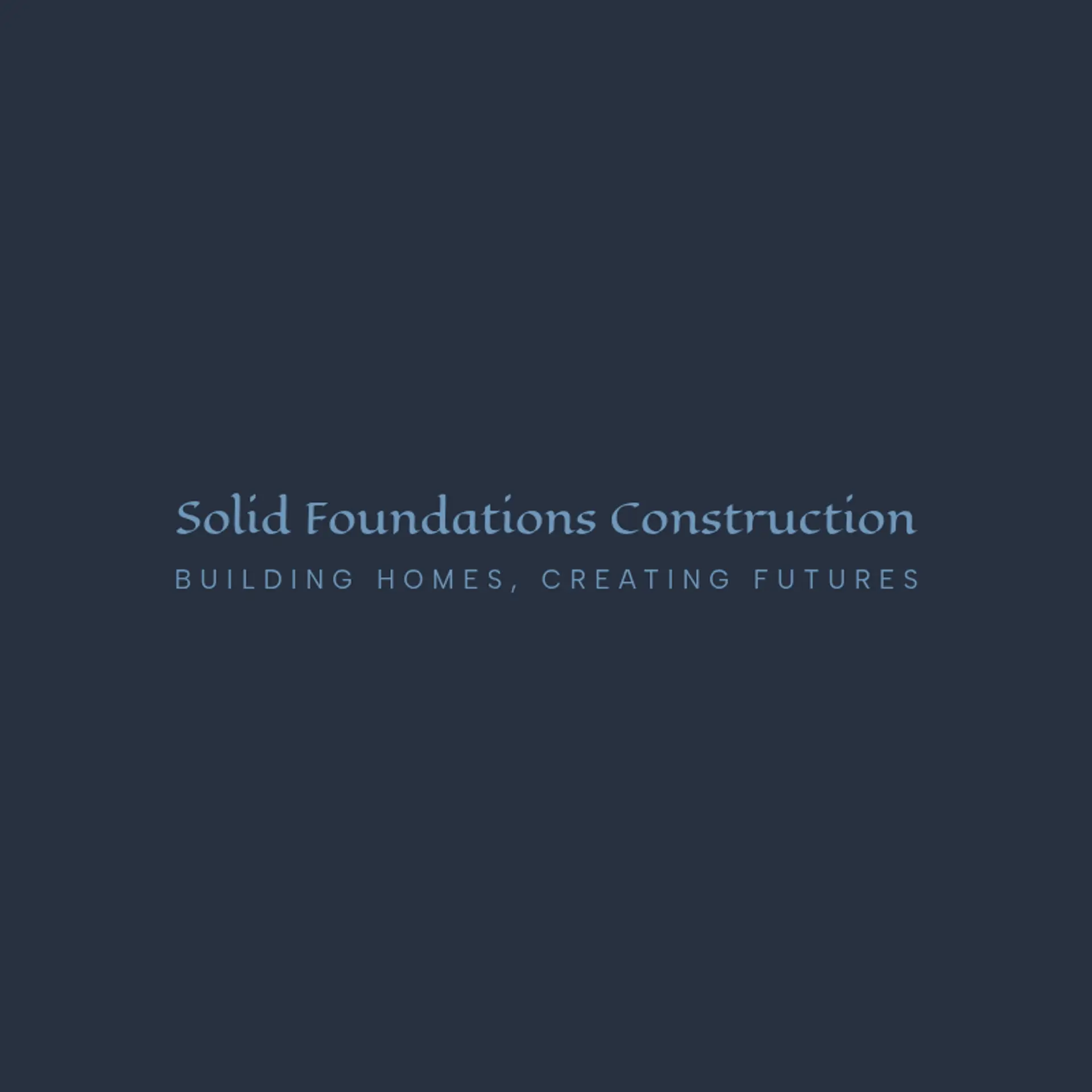 Crafted Foundations logo for home construction