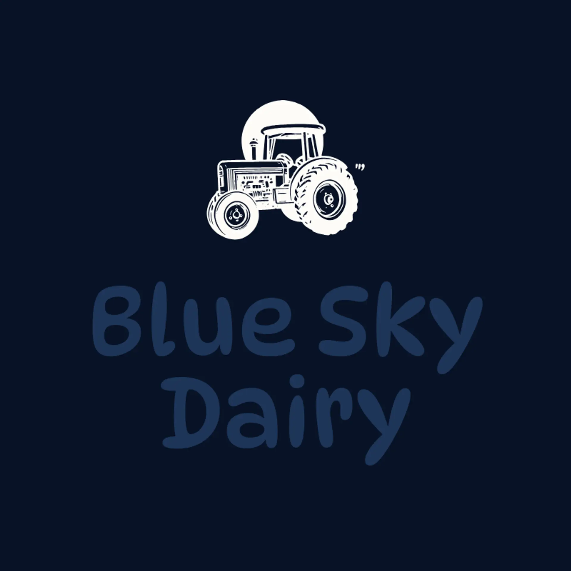 Blue Sky Dairy logo for dairy